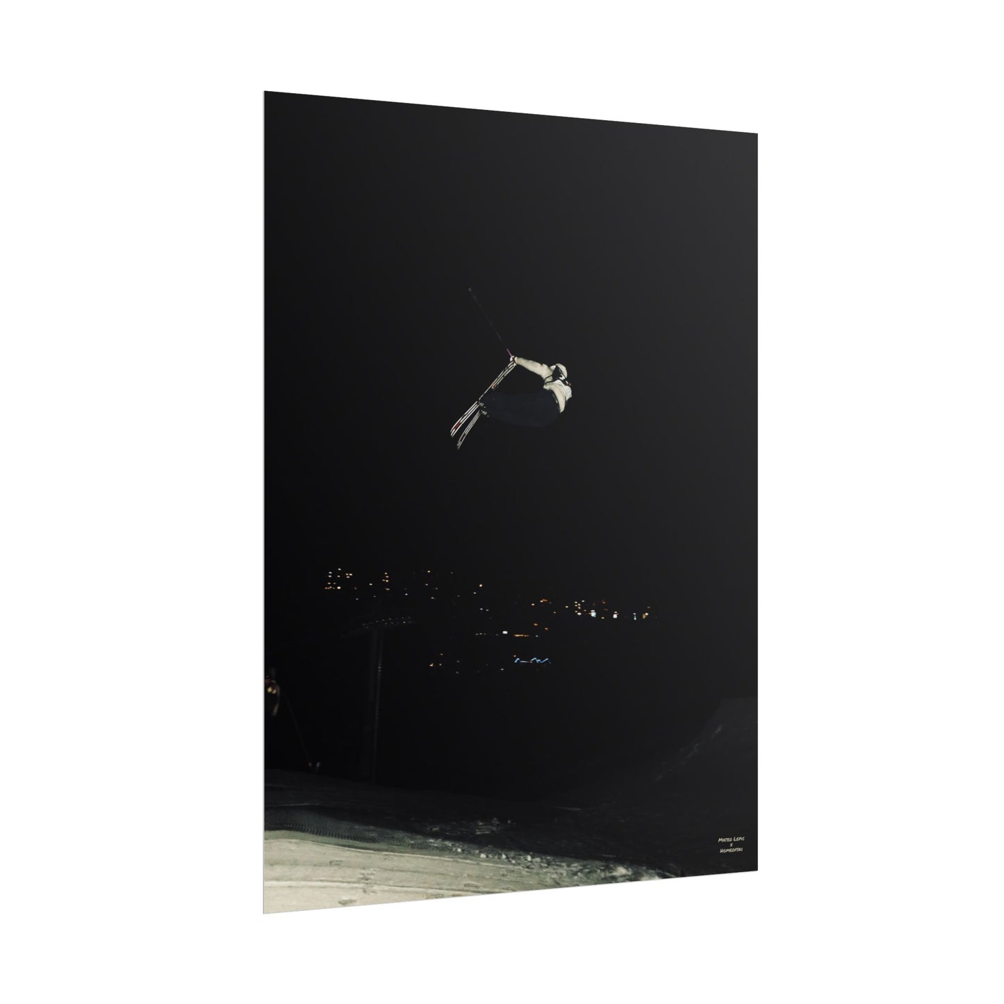 Night Park Mateo Lepic Poster