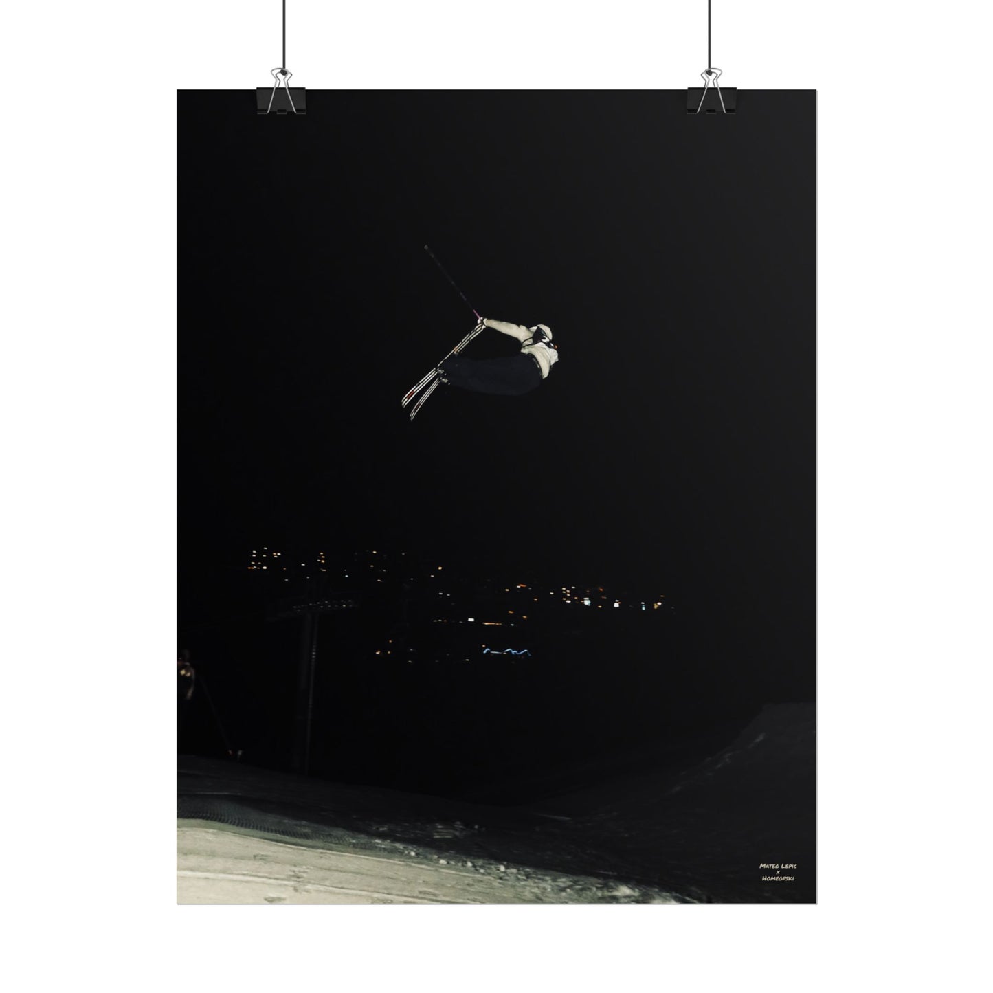 Night Park Mateo Lepic Poster
