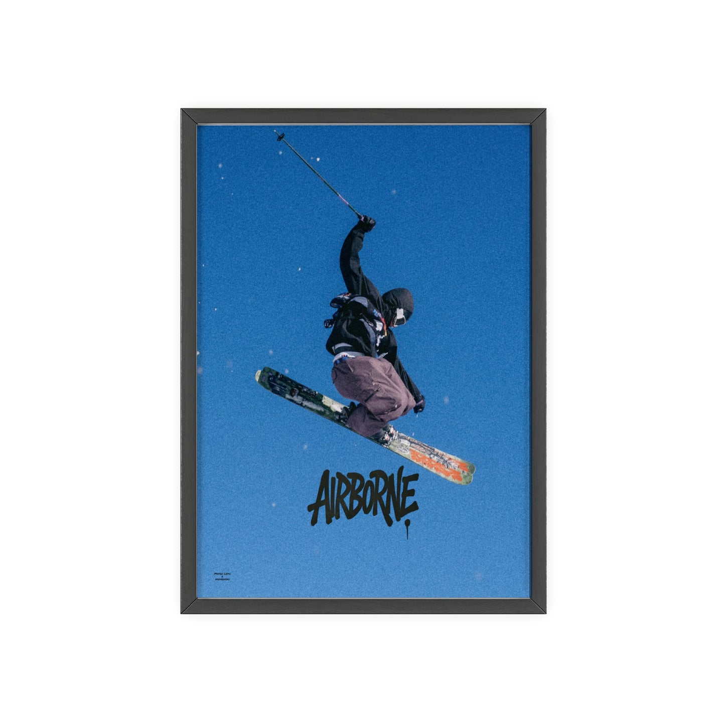 Airborne V2 Mateo Lepic Poster - FRAMED