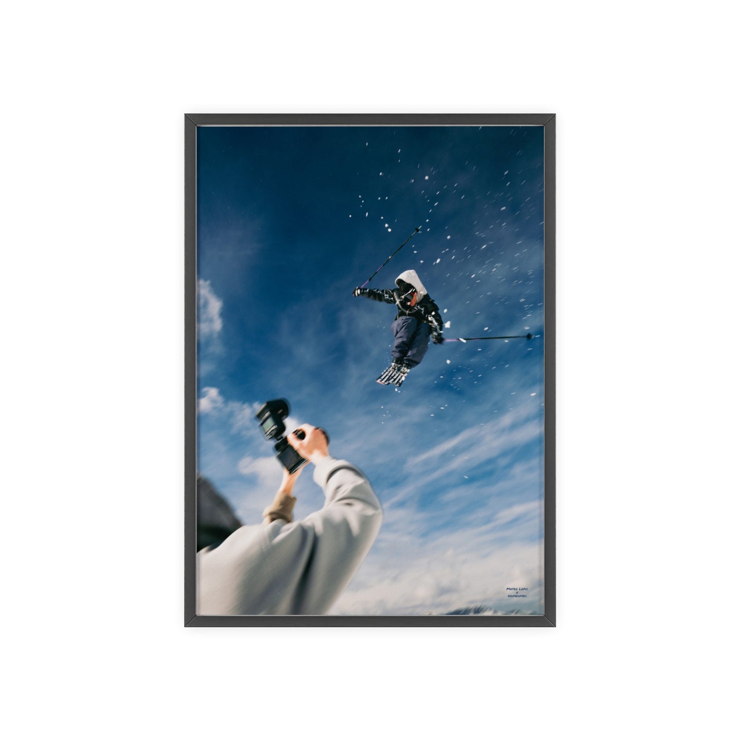 'Camera Crew' Mateo Lepic Poster - FRAMED