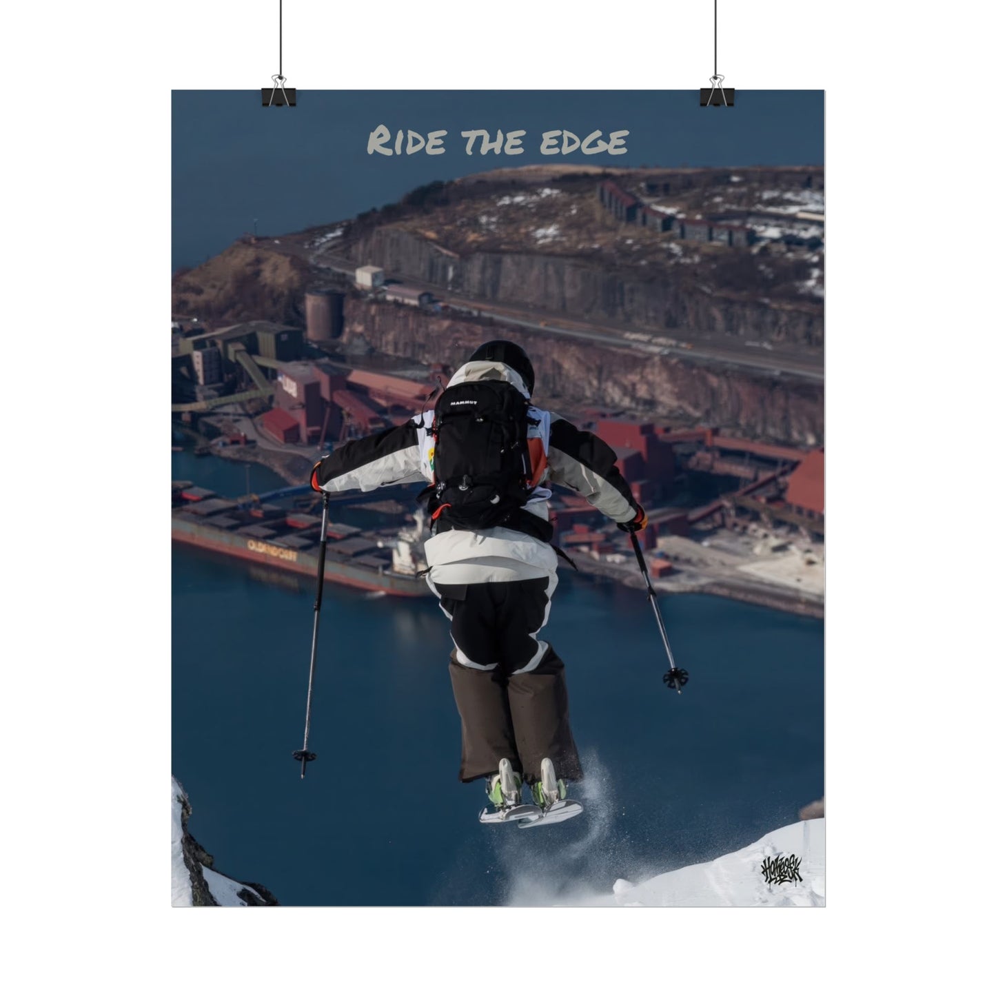 Ride The Edge Mikkellillehaug Poster