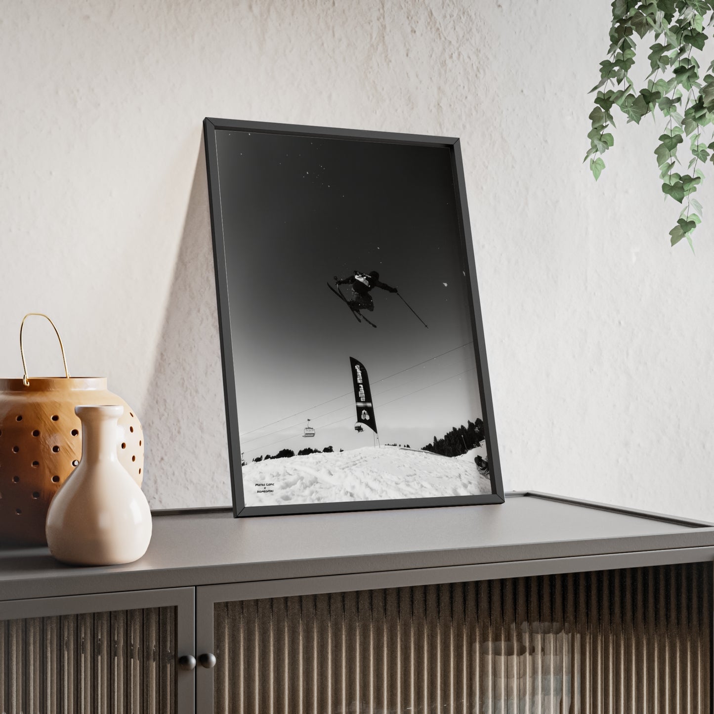 Airborne Mateo Lepic Poster - FRAMED