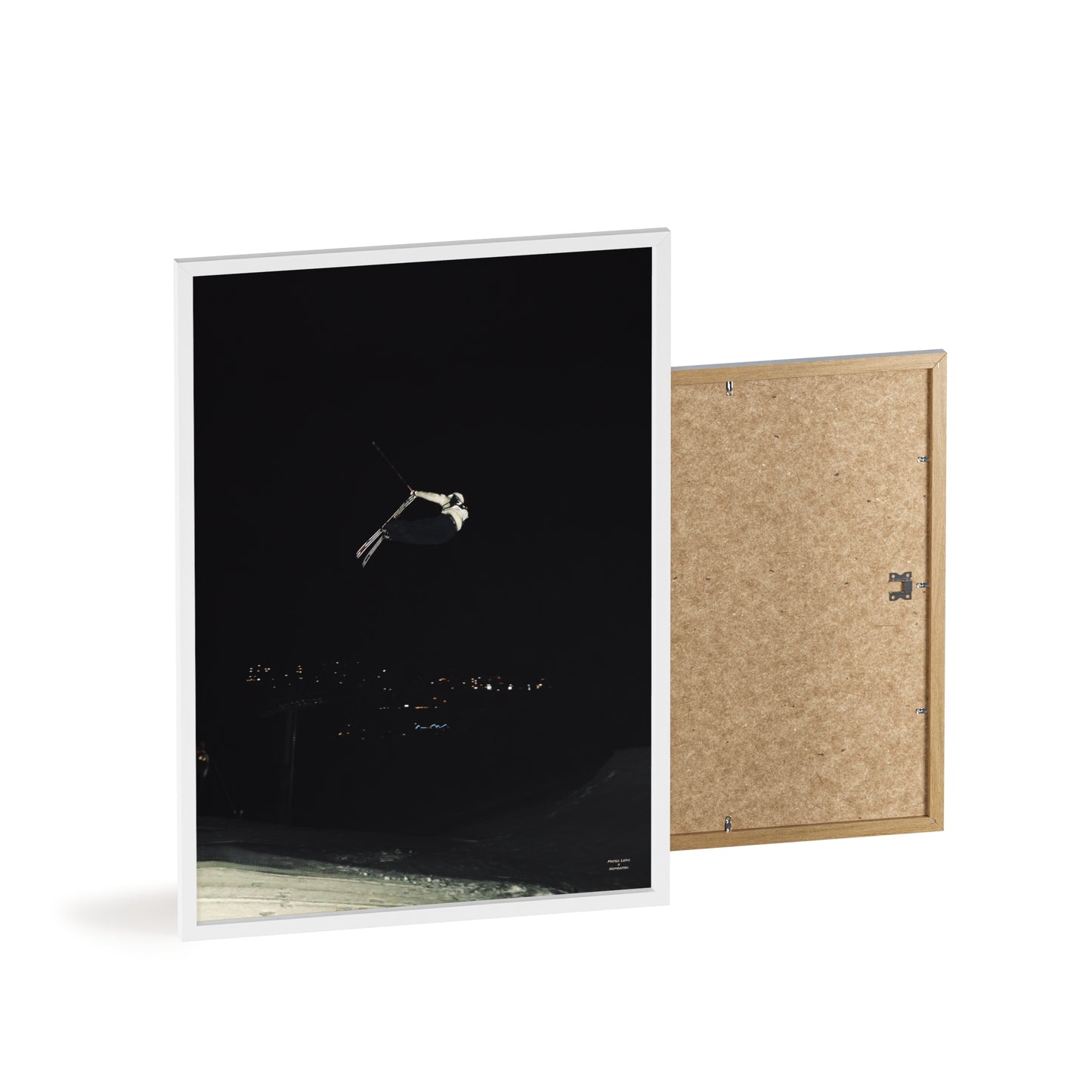 Night Park Mateo Lepic Poster - FRAMED