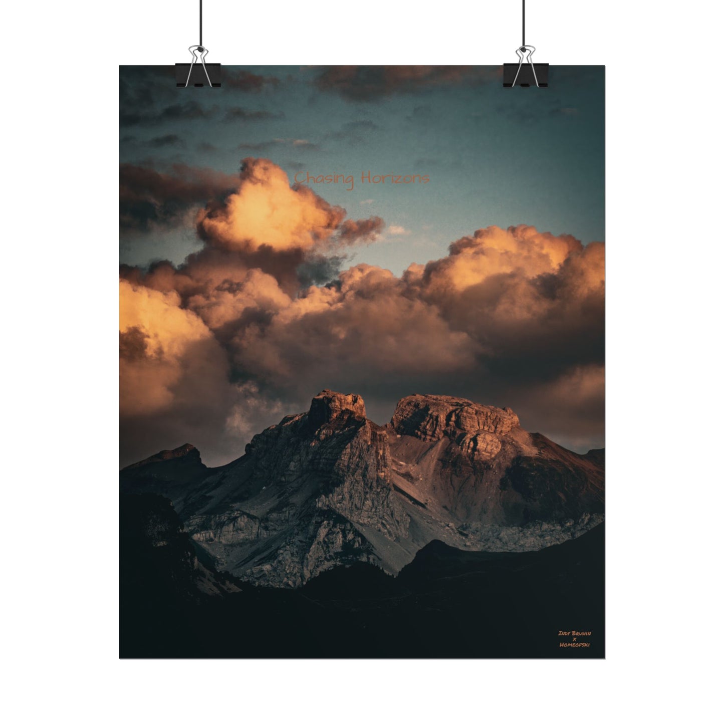 Chasing Horizons Indy Bruhin Poster