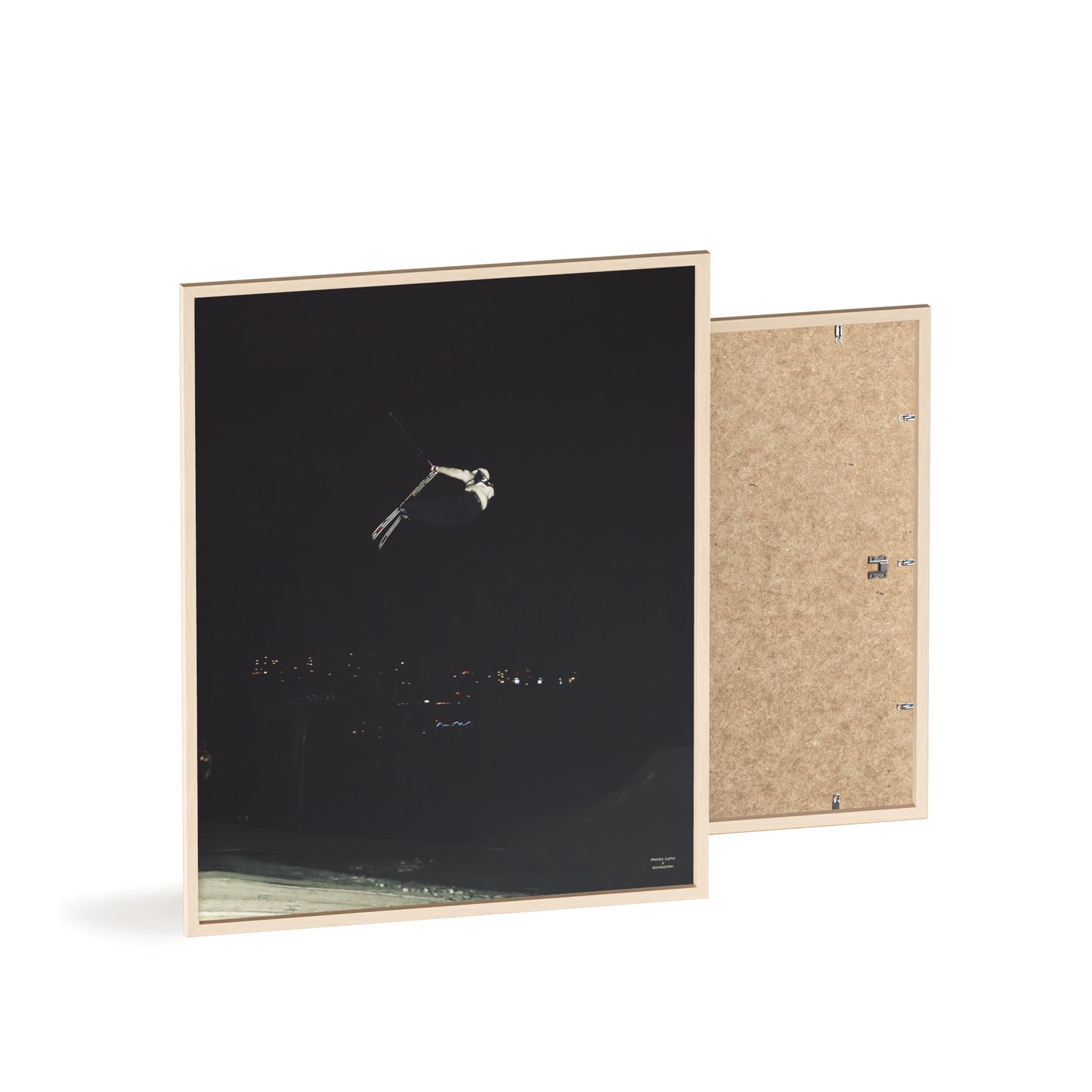 Night Park Mateo Lepic Poster - FRAMED