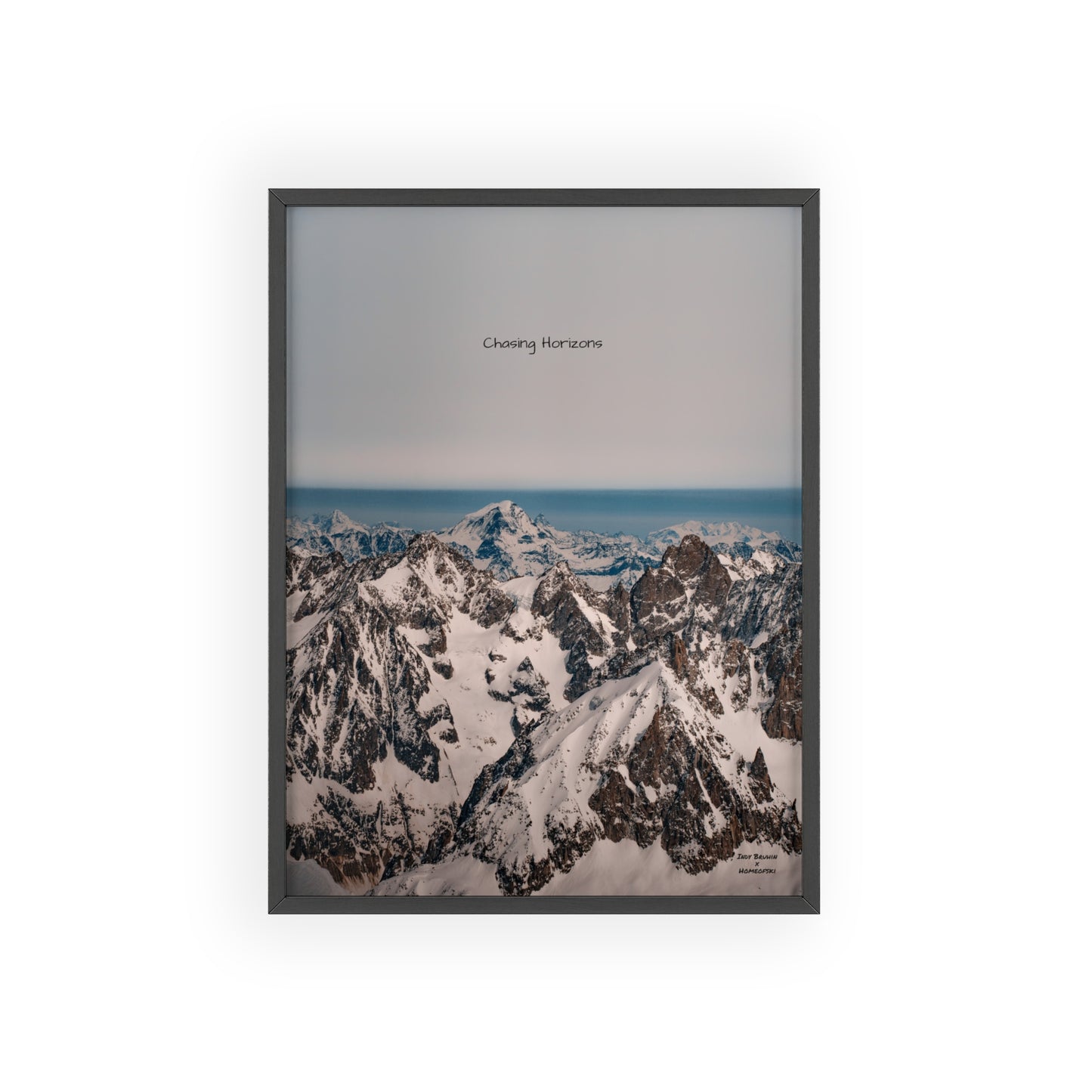 Clouds Indy Bruhin Poster - FRAMED