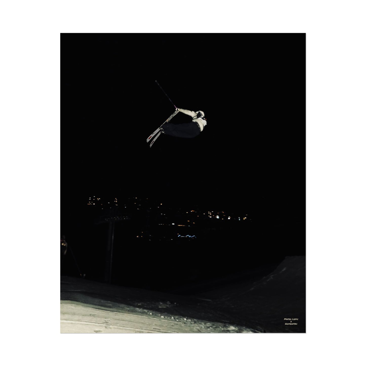 Night Park Mateo Lepic Poster