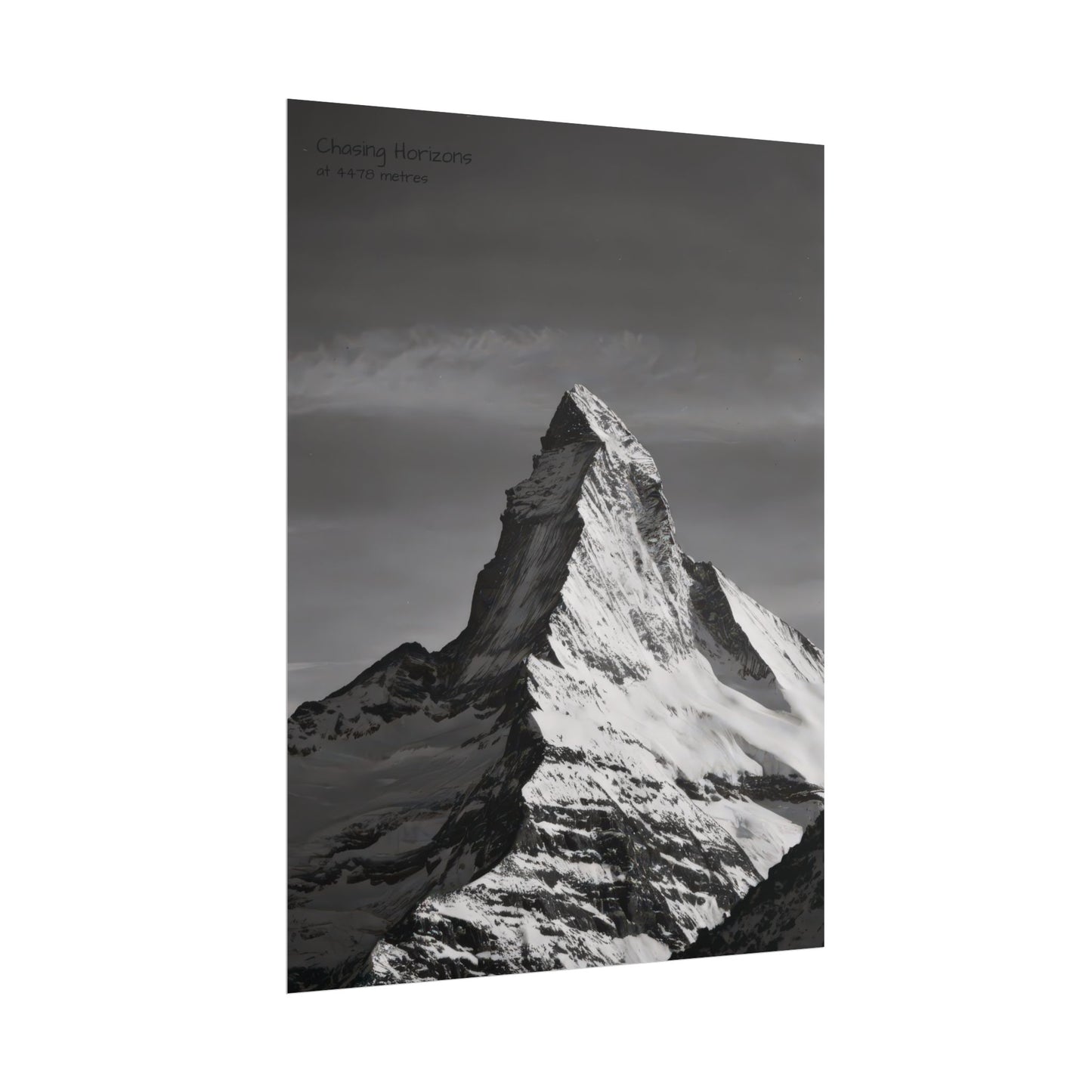 Chasing Horizons x Monochrome Matternhorn Poster