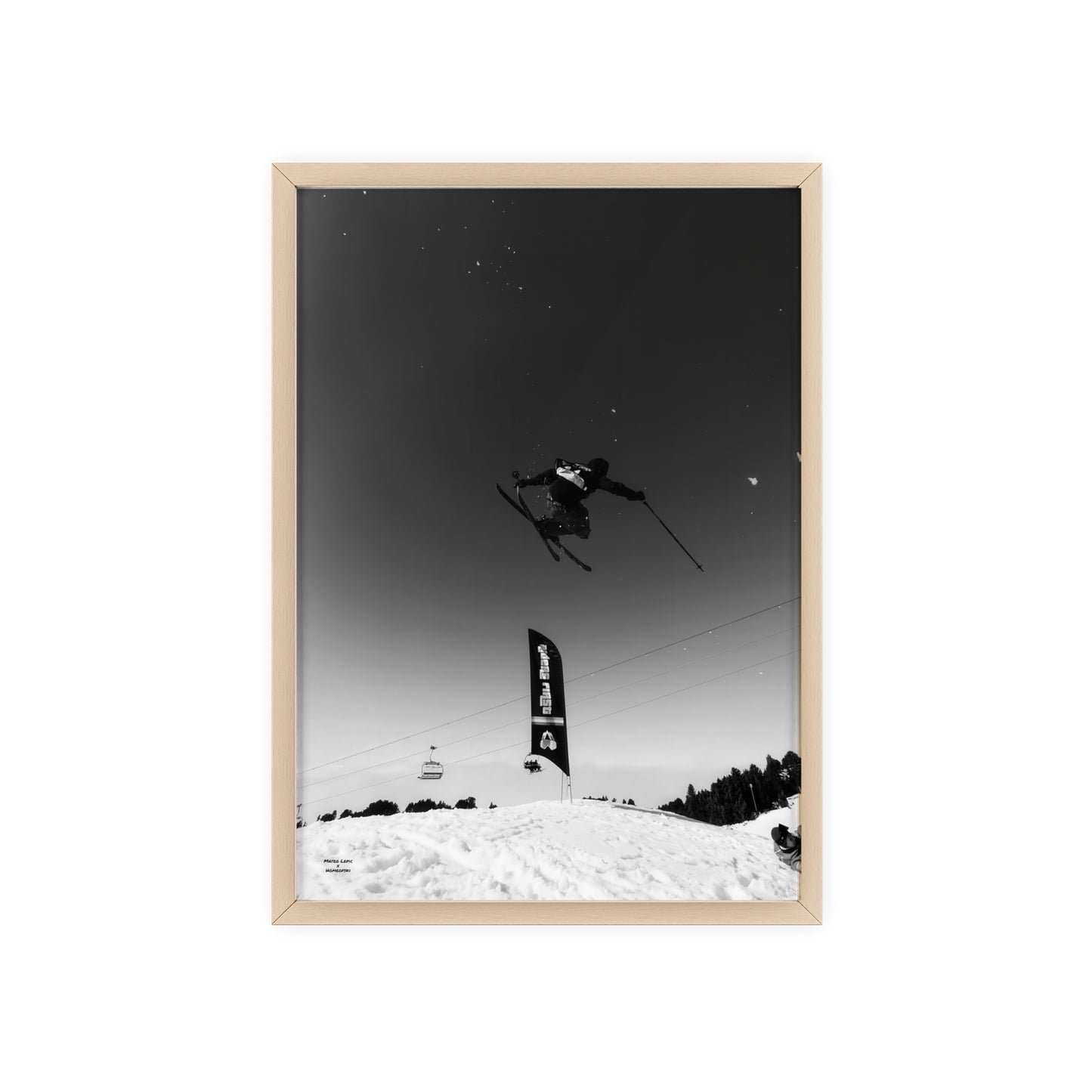 Airborne Mateo Lepic Poster - FRAMED