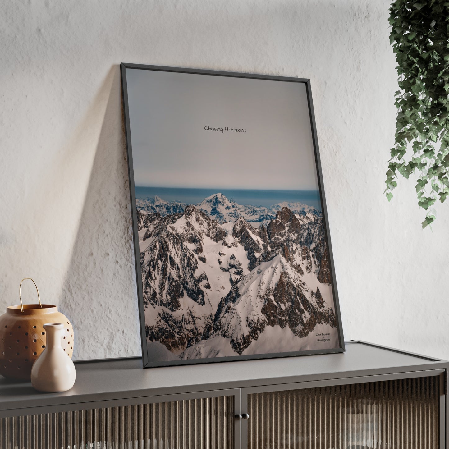Clouds Indy Bruhin Poster - FRAMED