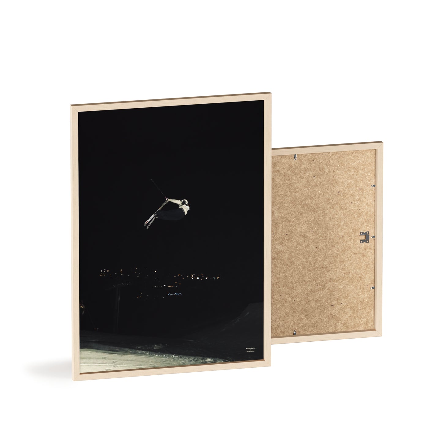 Night Park Mateo Lepic Poster - FRAMED