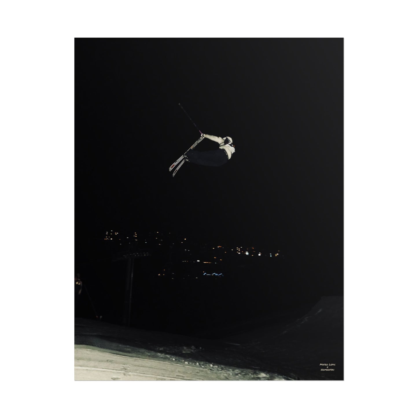 Night Park Mateo Lepic Poster