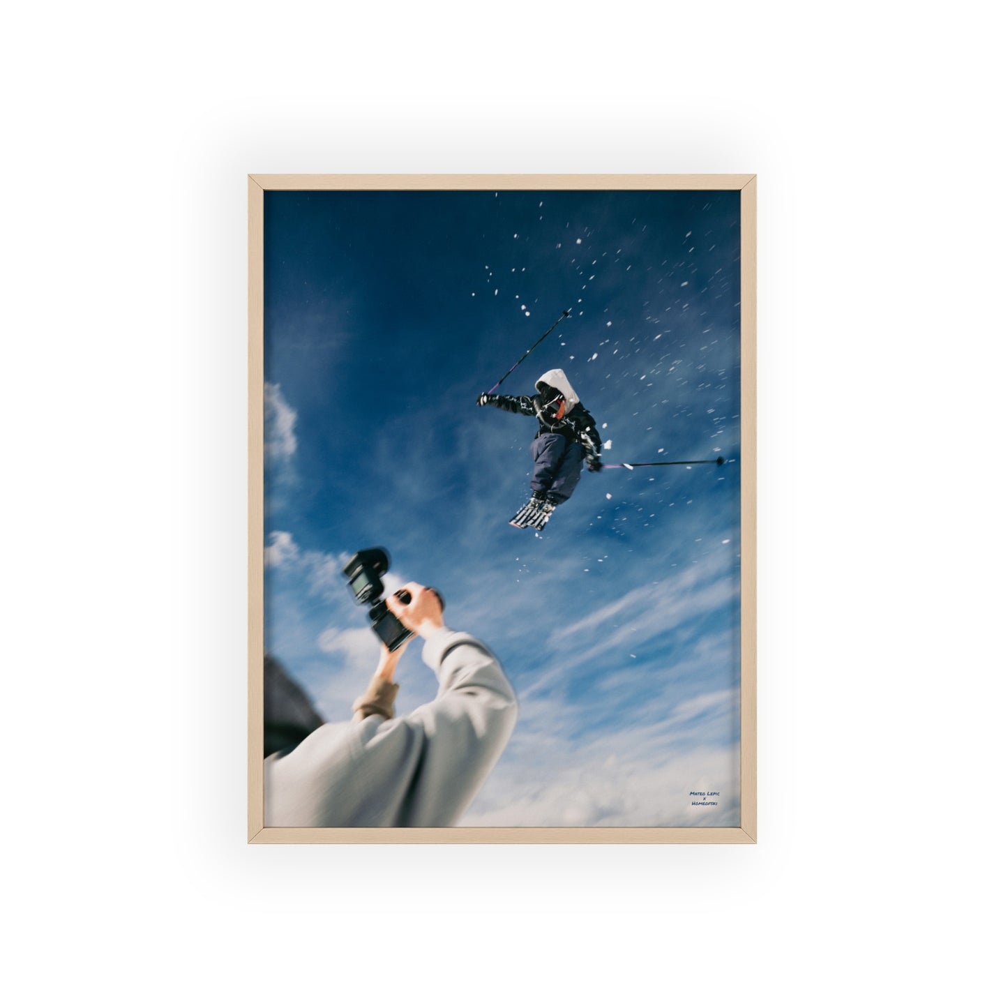 'Camera Crew' Mateo Lepic Poster - FRAMED