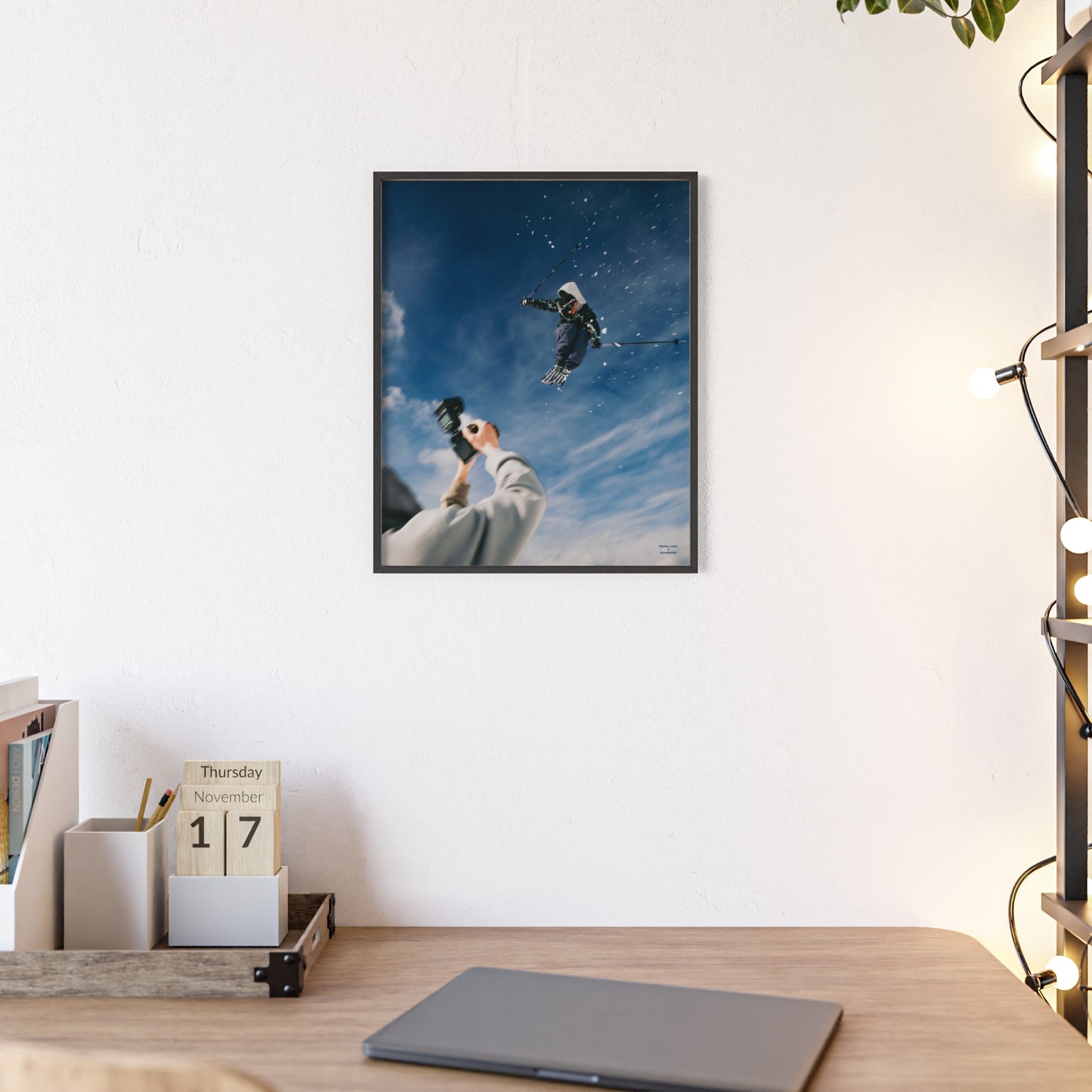 'Camera Crew' Mateo Lepic Poster - FRAMED