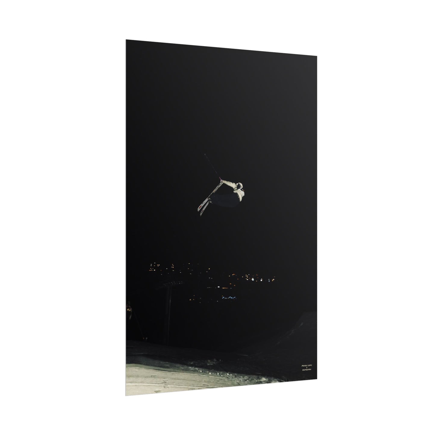 Night Park Mateo Lepic Poster