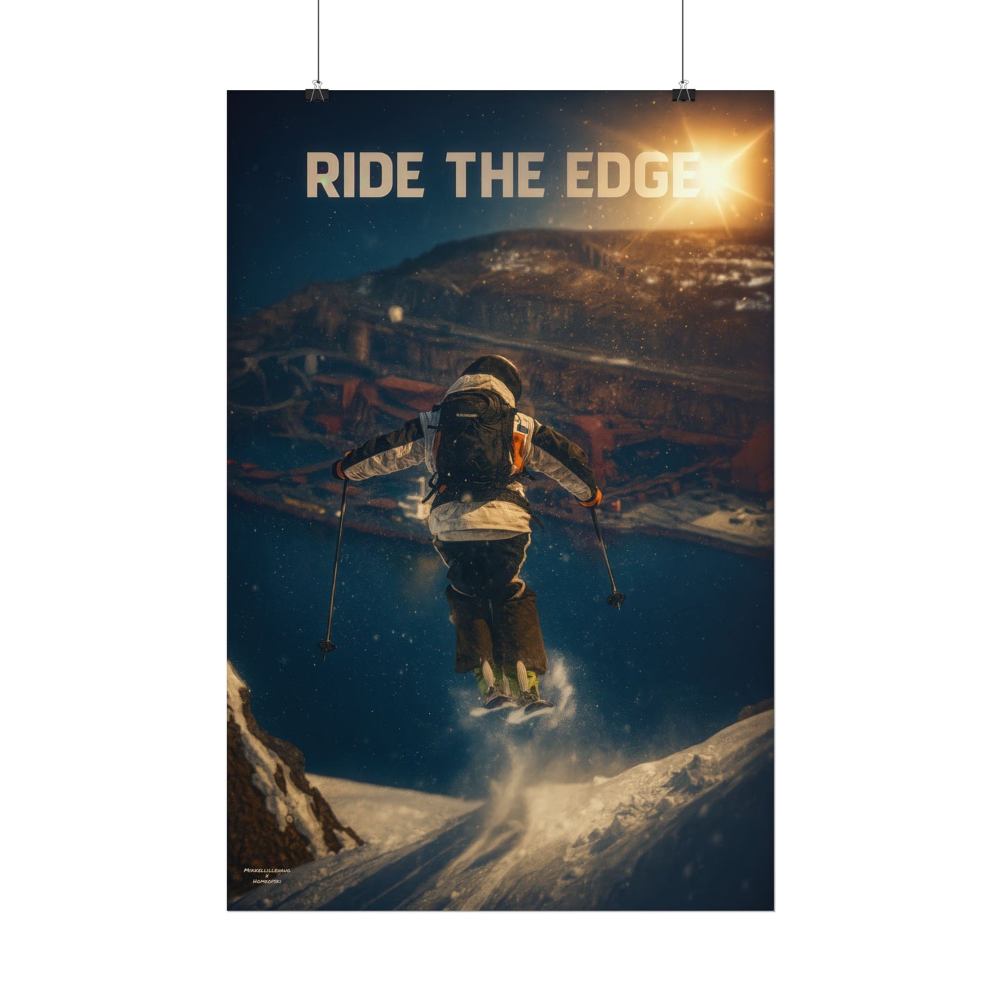 Ride The Edge x Heaven Mikkellillehaug Poster