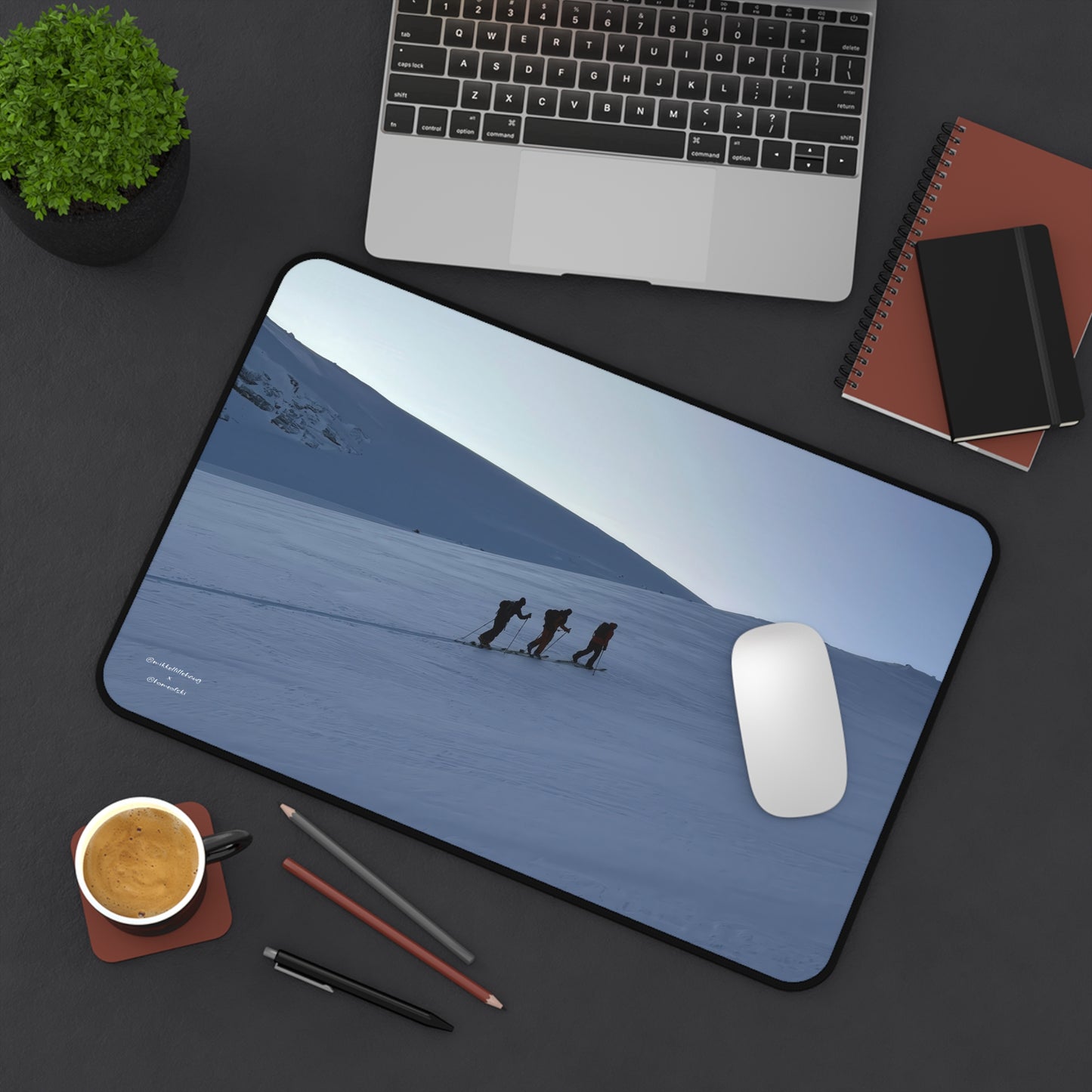 Ski Touring Mikkellillehaug Desk Pad