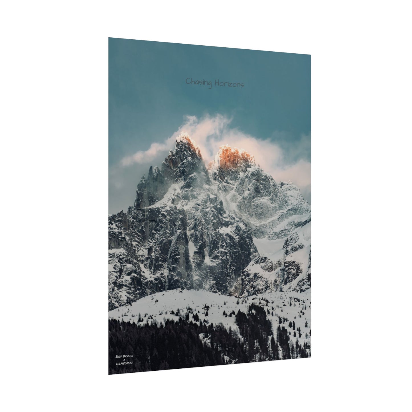 Alps Indy Bruhin Poster