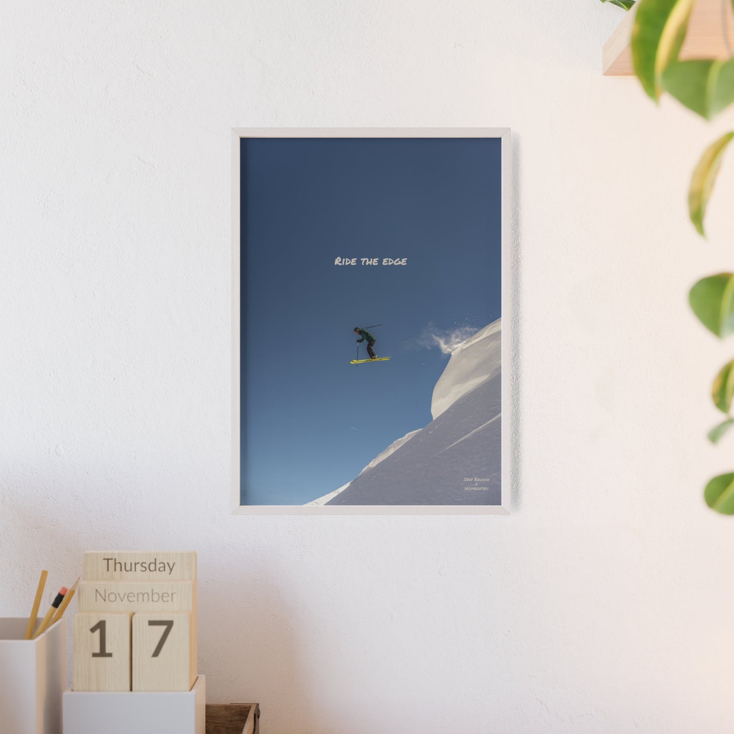 Ride The Edge Indy Bruhin Poster - FRAMED