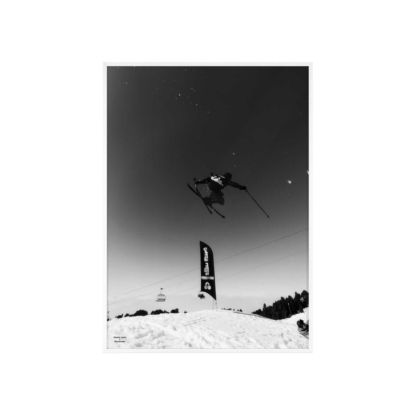 Airborne Mateo Lepic Poster - FRAMED