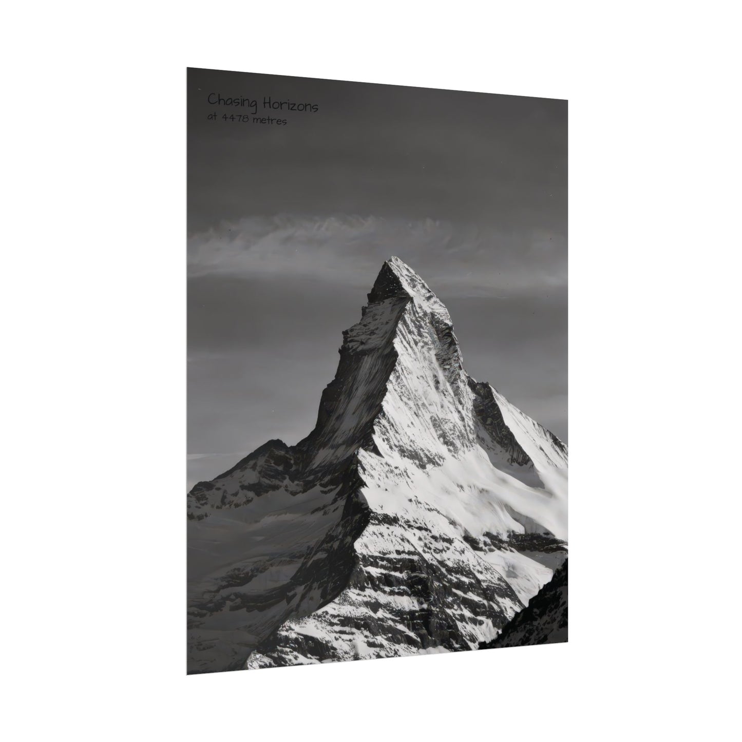 Chasing Horizons x Monochrome Matternhorn Poster