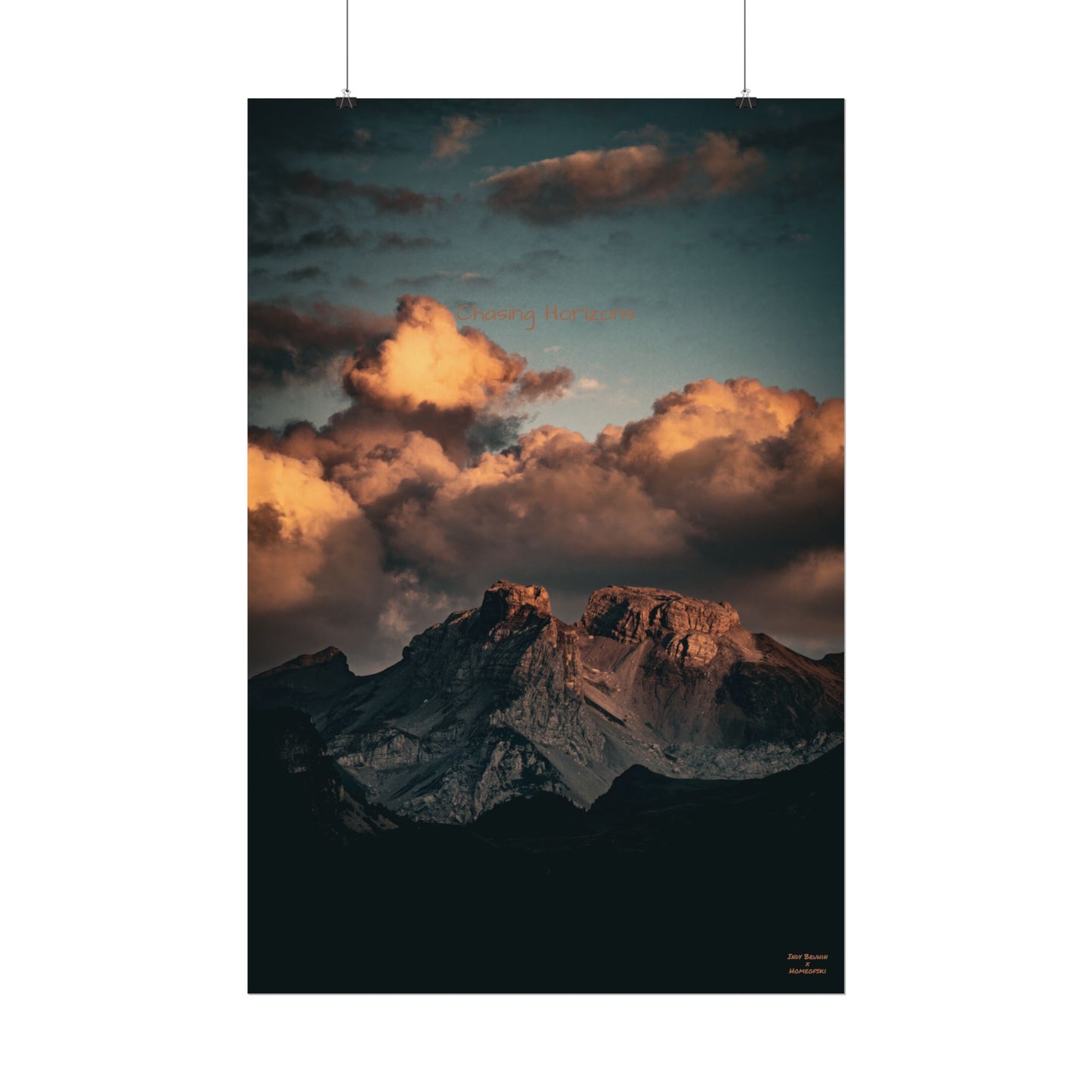 Chasing Horizons Indy Bruhin Poster