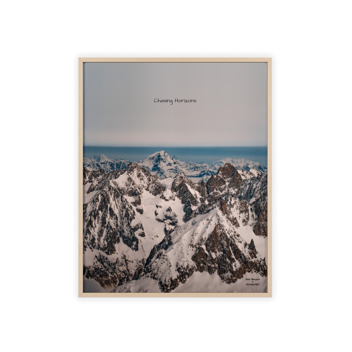 Clouds Indy Bruhin Poster - FRAMED