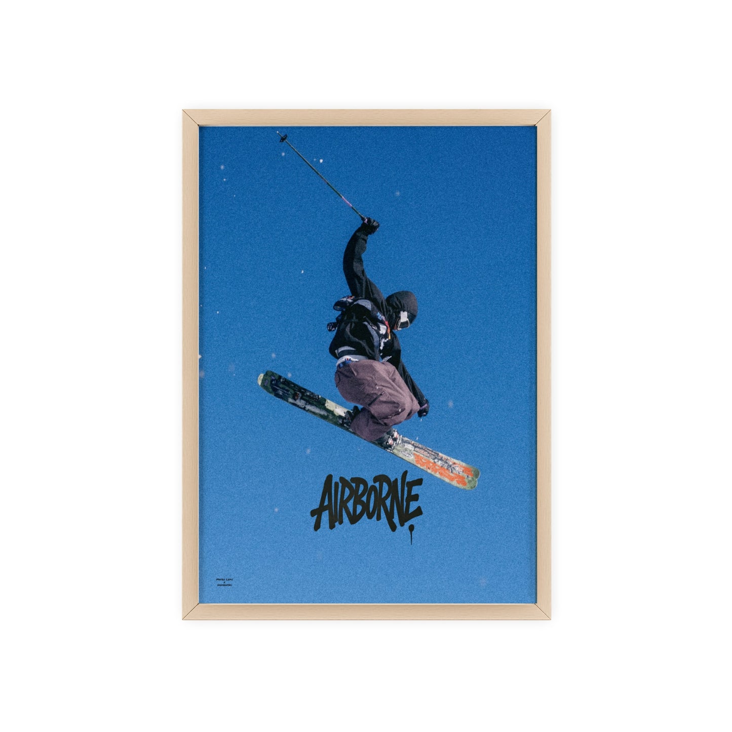 Airborne V2 Mateo Lepic Poster - FRAMED