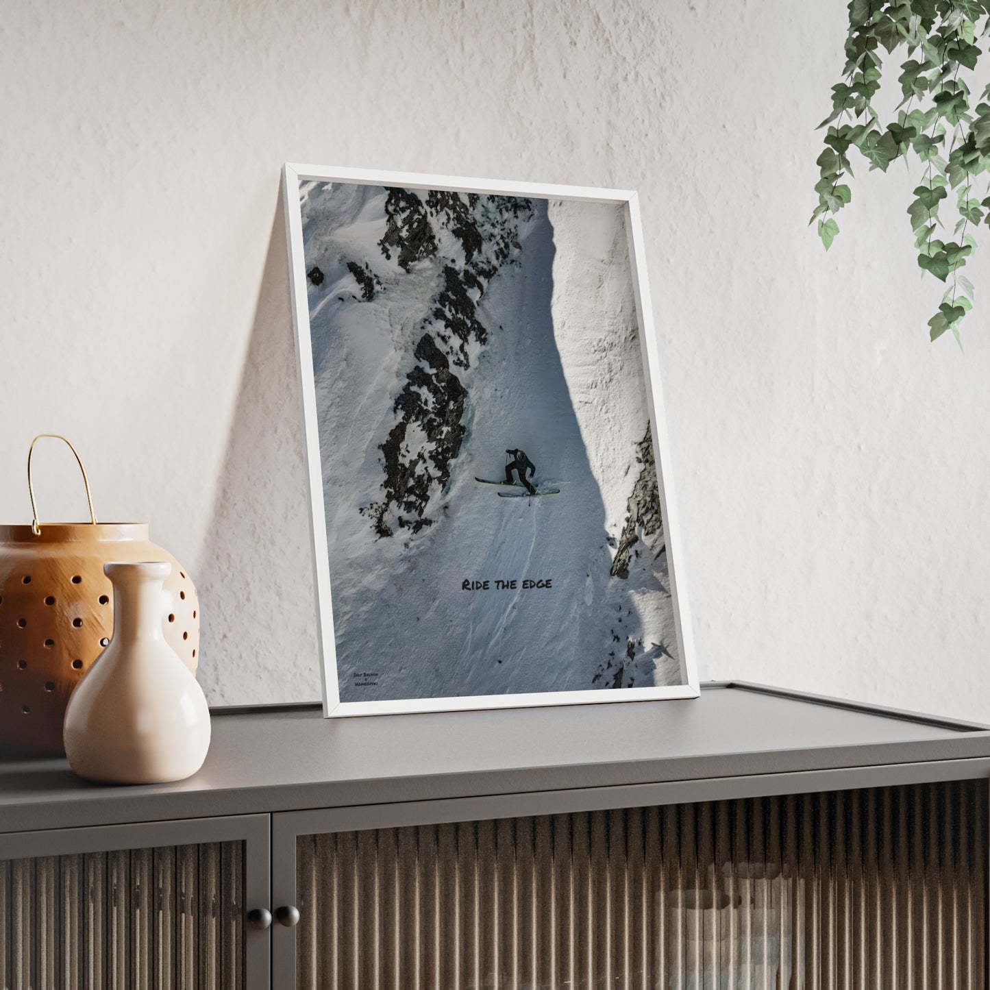 Steep Indy Bruhin Poster - FRAMED