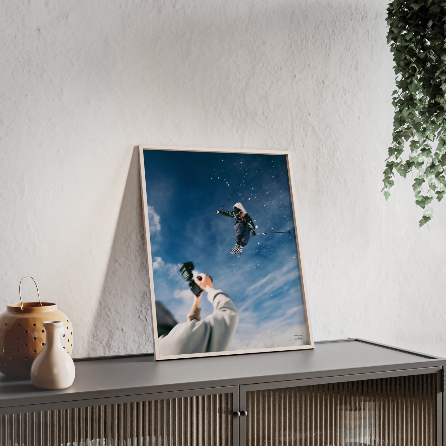'Camera Crew' Mateo Lepic Poster - FRAMED