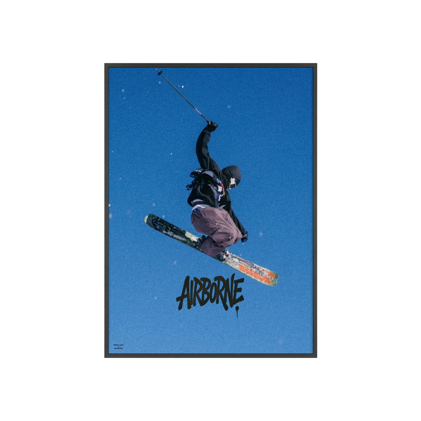 Airborne V2 Mateo Lepic Poster - FRAMED