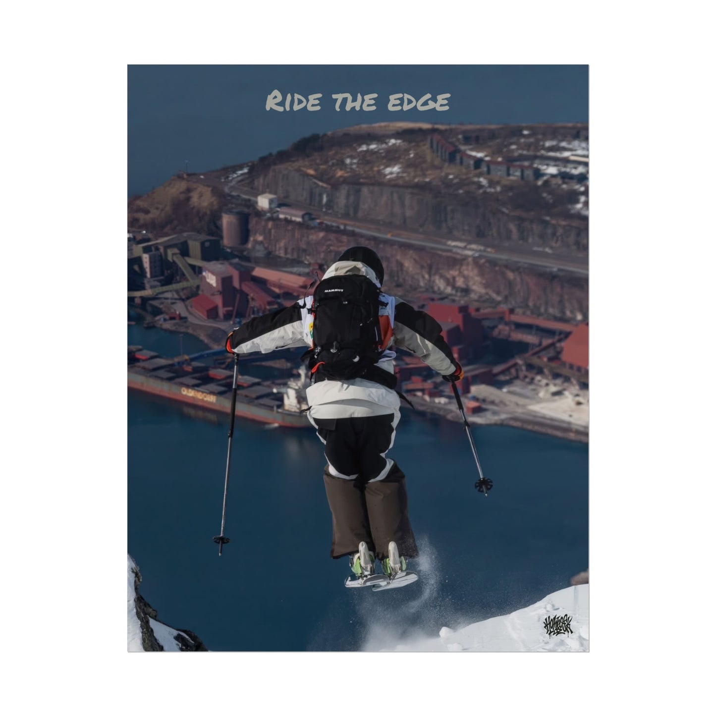 Ride The Edge Mikkellillehaug Poster