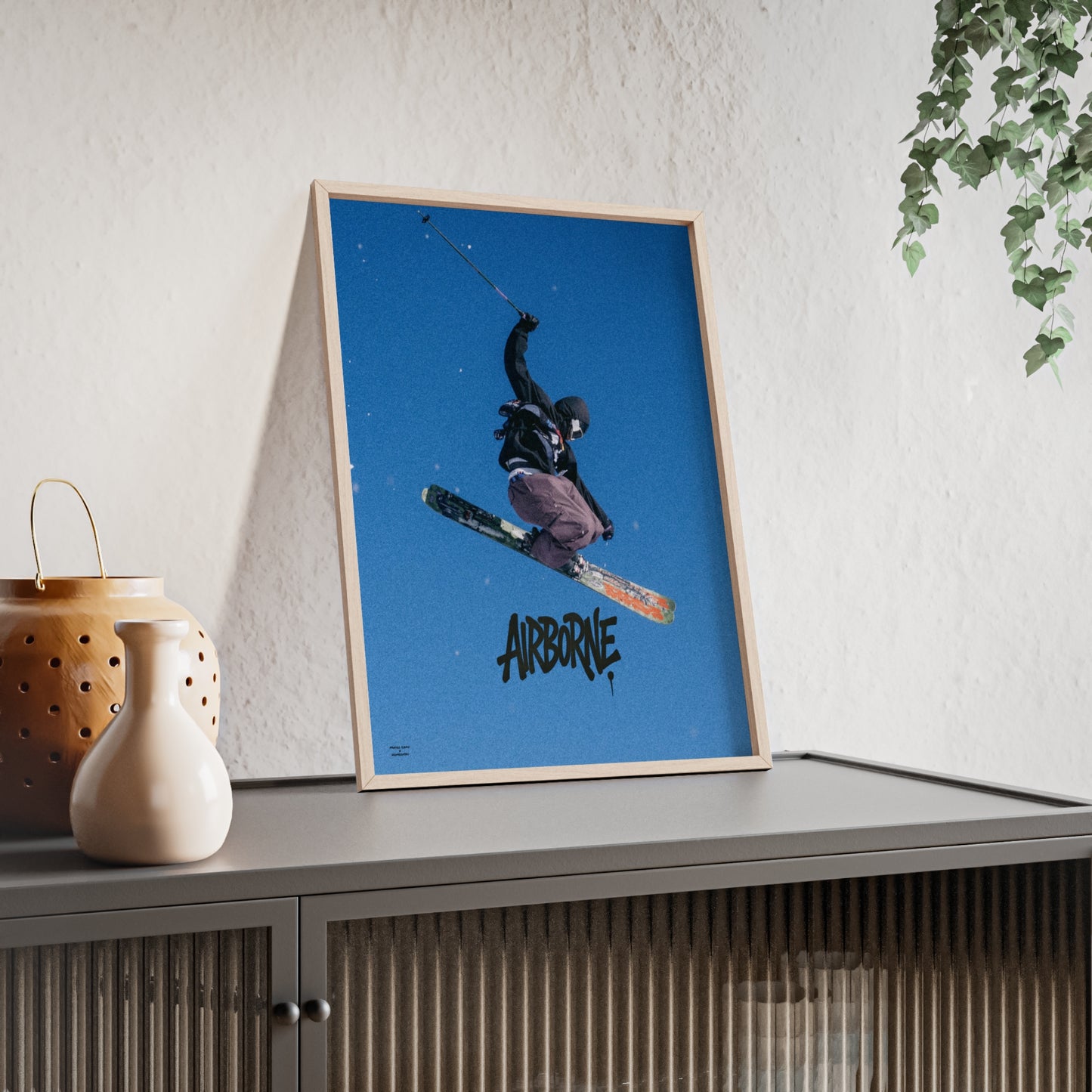Airborne V2 Mateo Lepic Poster - FRAMED