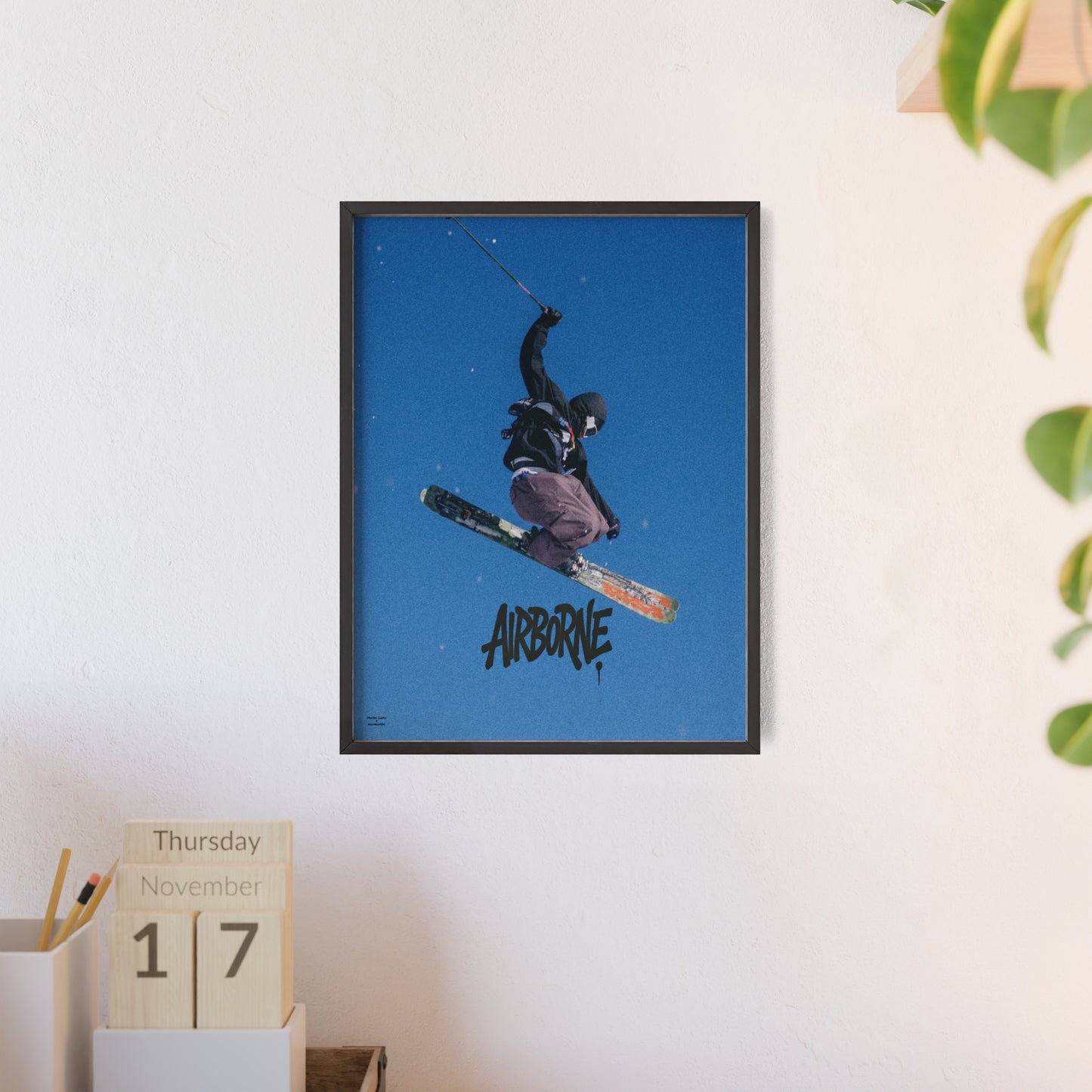 Airborne V2 Mateo Lepic Poster - FRAMED