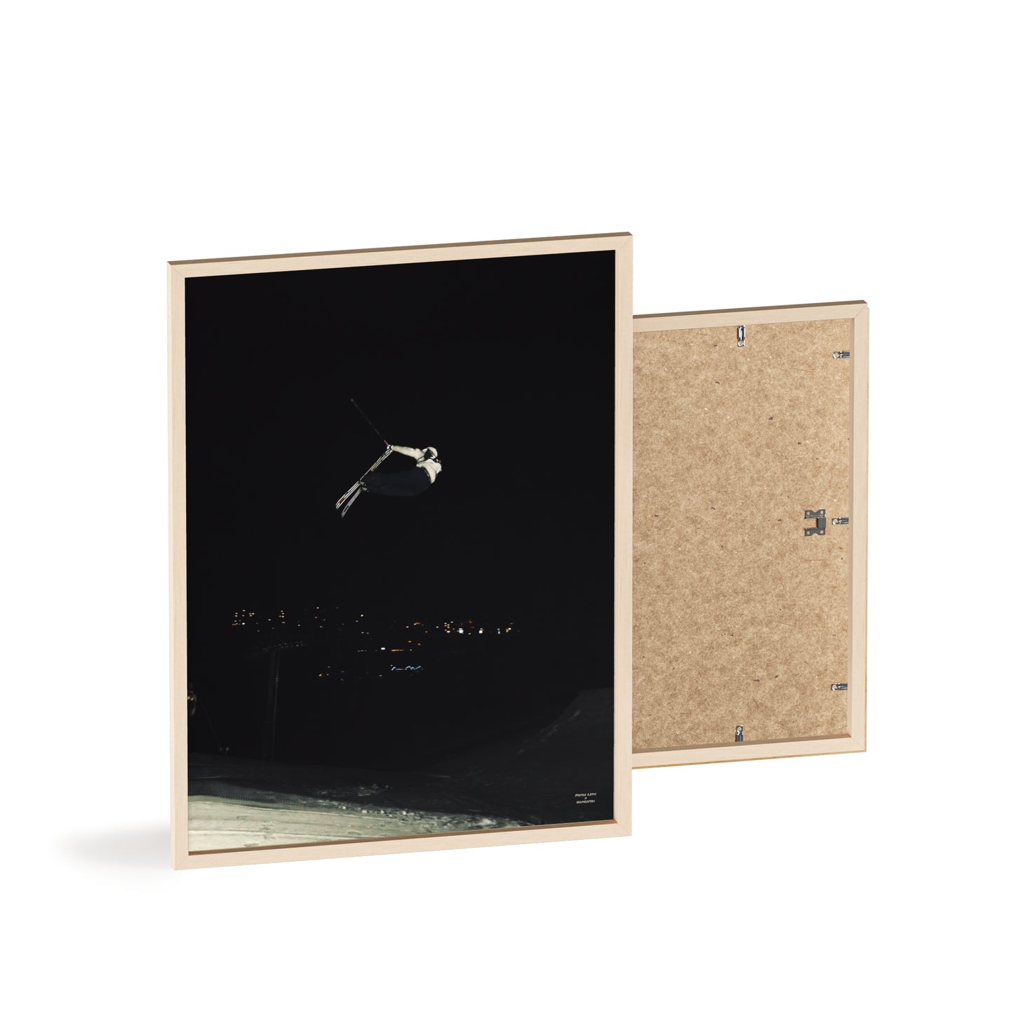 Night Park Mateo Lepic Poster - FRAMED