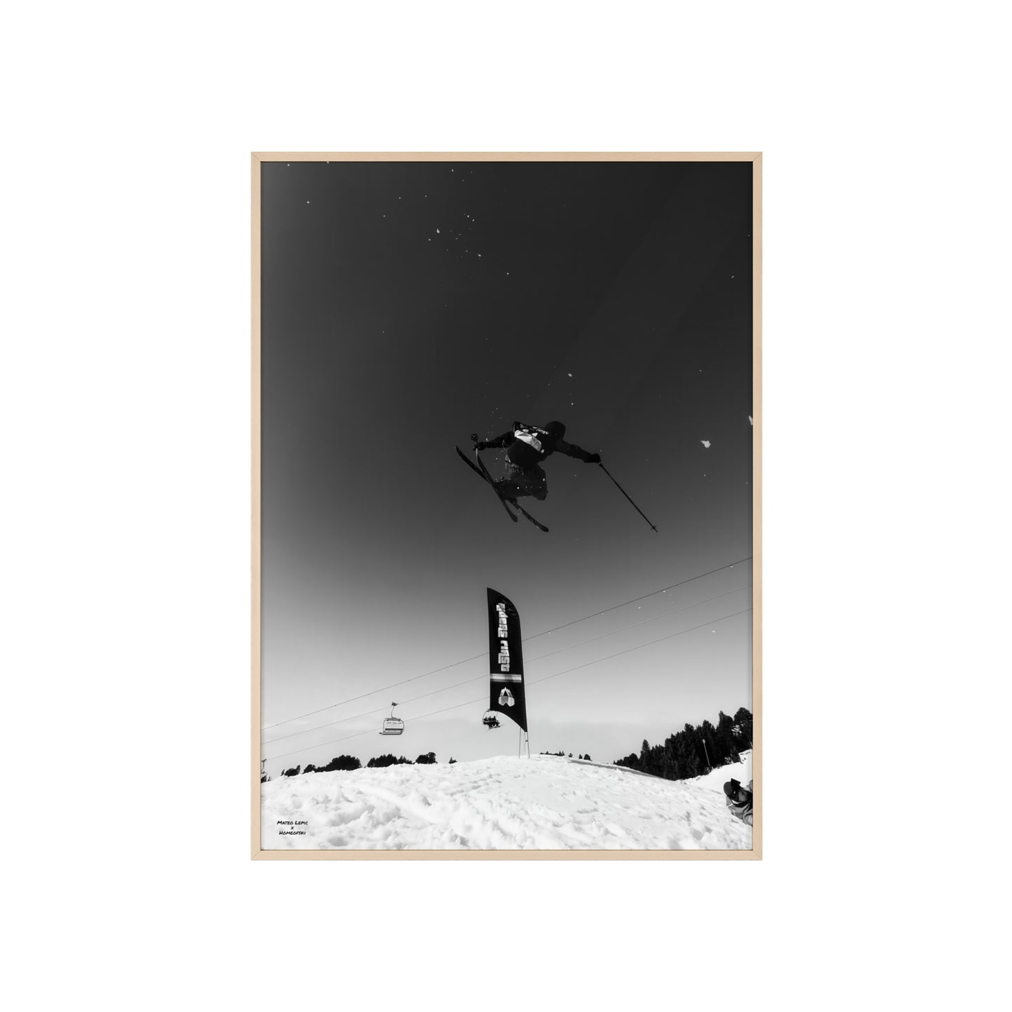 Airborne Mateo Lepic Poster - FRAMED