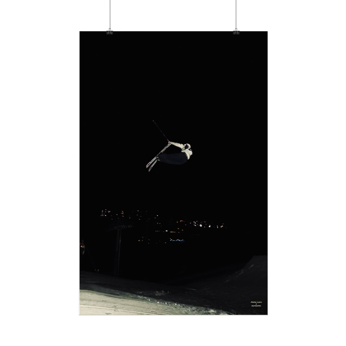 Night Park Mateo Lepic Poster