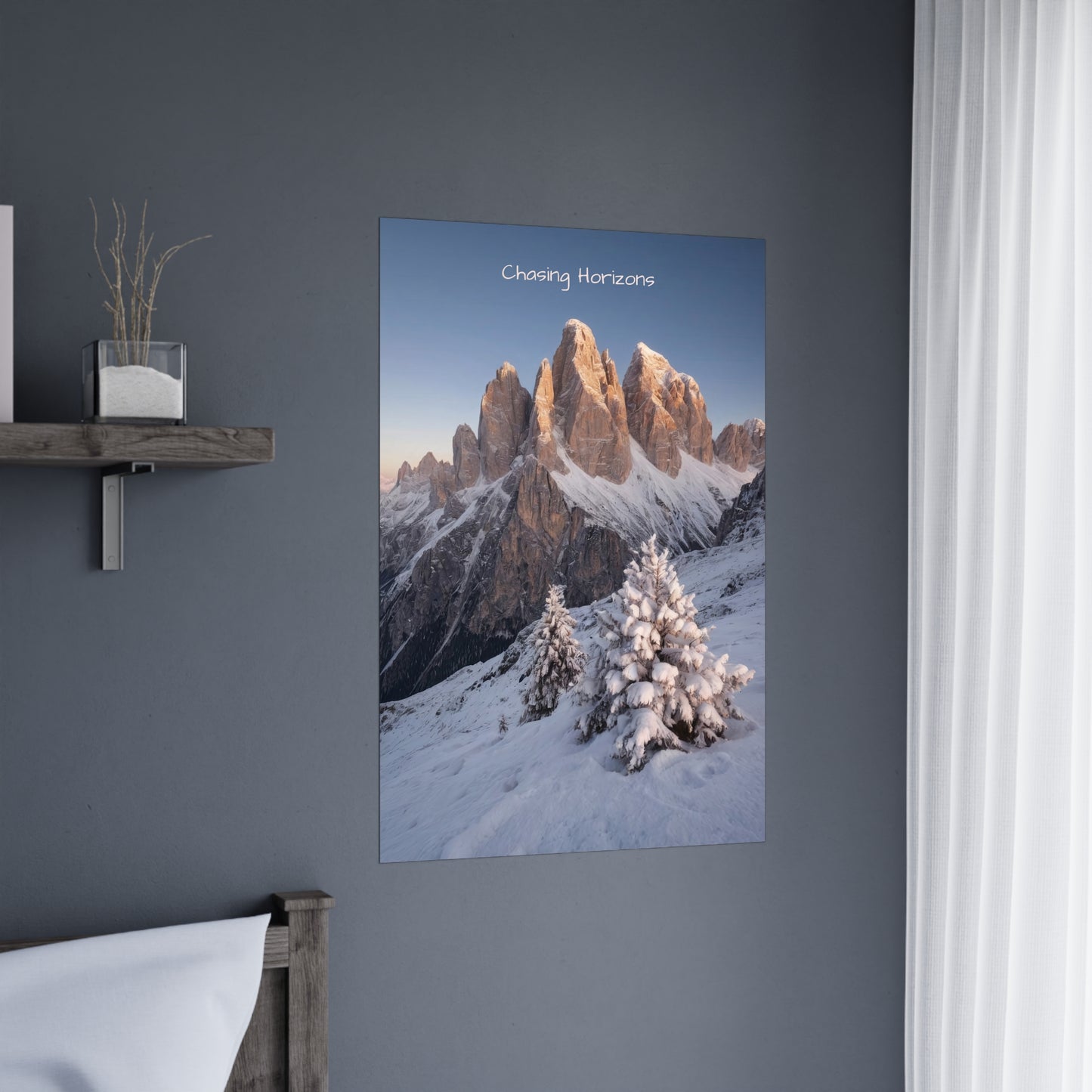 Chasing Horizons x Dolomites Poster