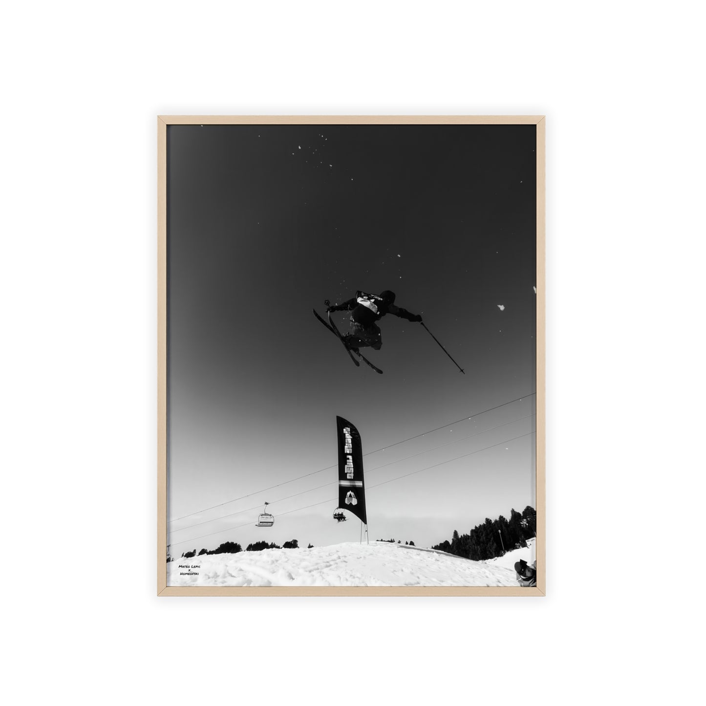 Airborne Mateo Lepic Poster - FRAMED