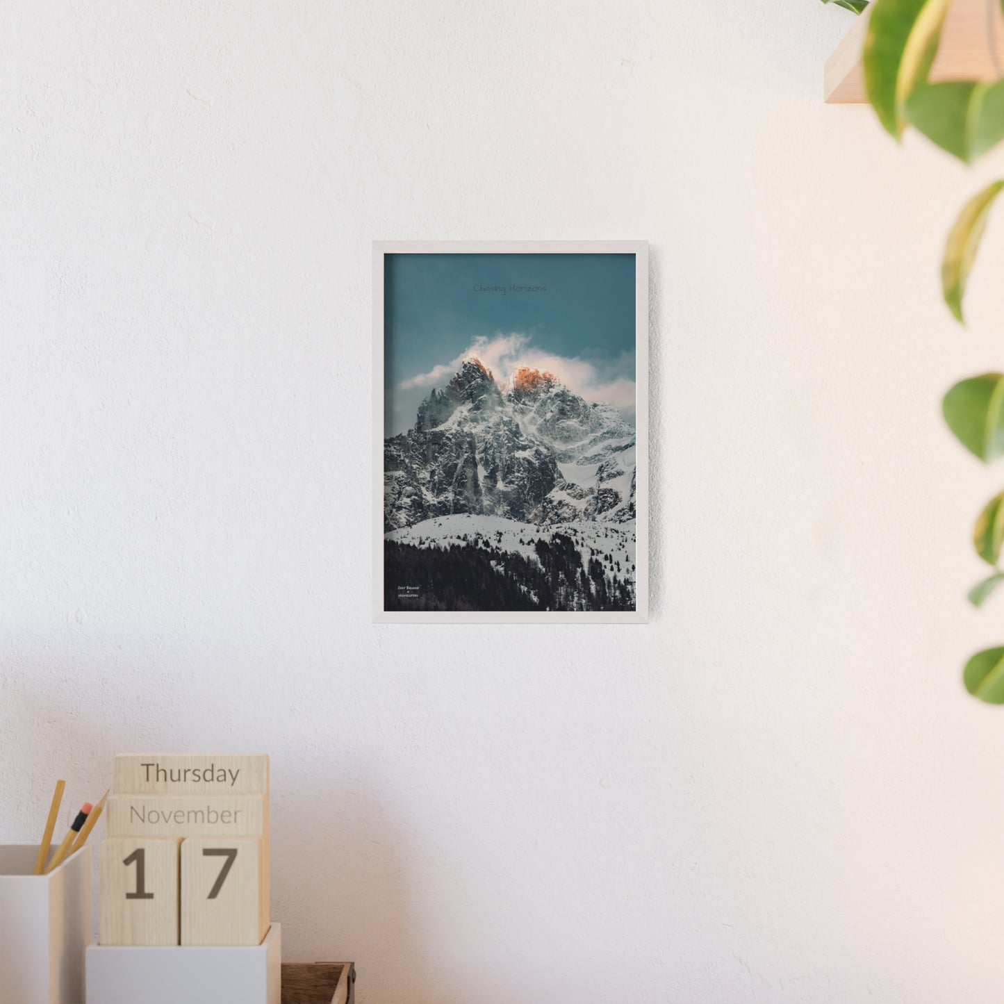 Alps Indy Bruhin Poster - FRAMED