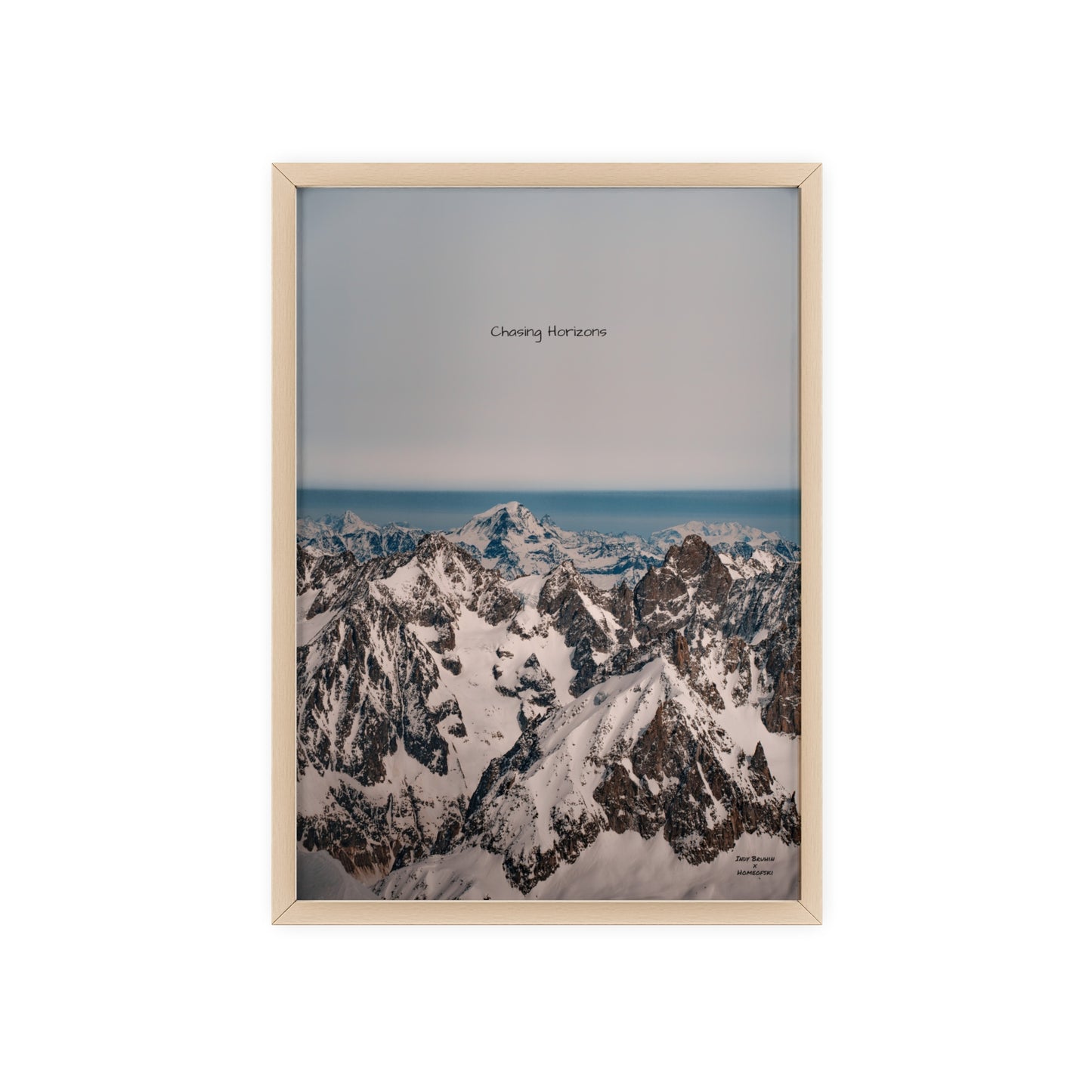 Clouds Indy Bruhin Poster - FRAMED