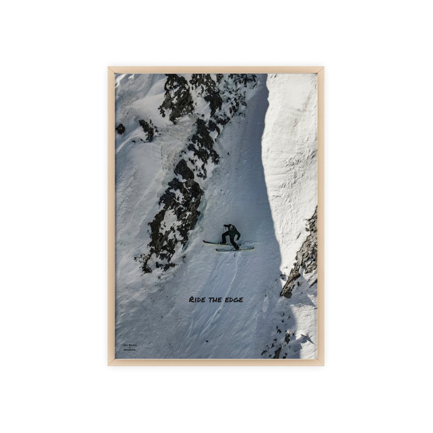 Steep Indy Bruhin Poster - FRAMED