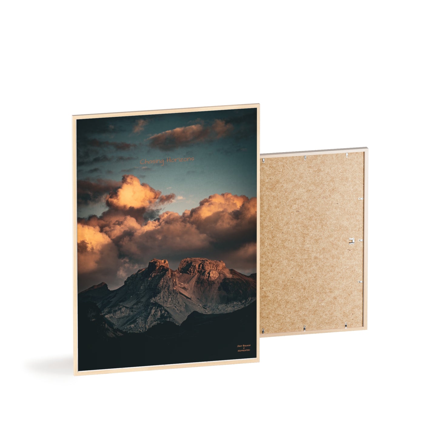 Chasing Horizons Indy Bruhin Poster - FRAMED