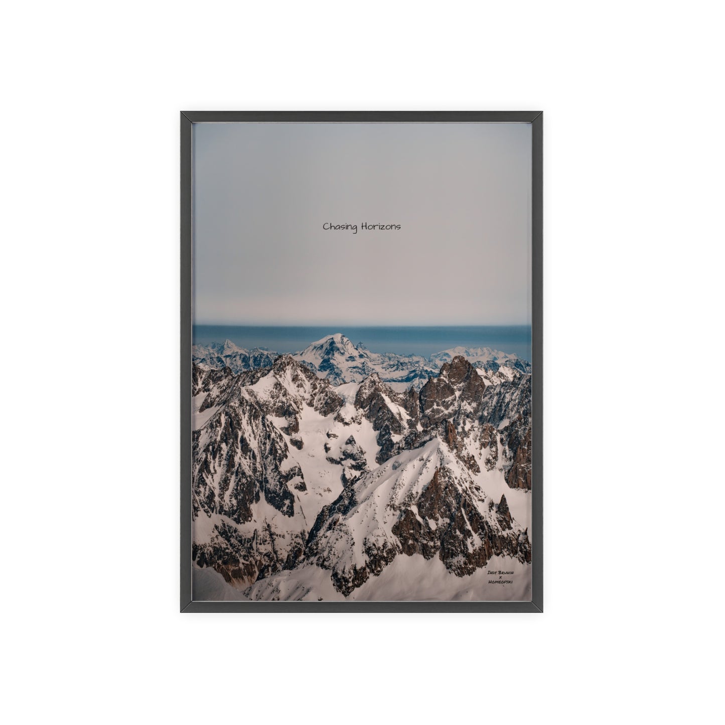 Clouds Indy Bruhin Poster - FRAMED