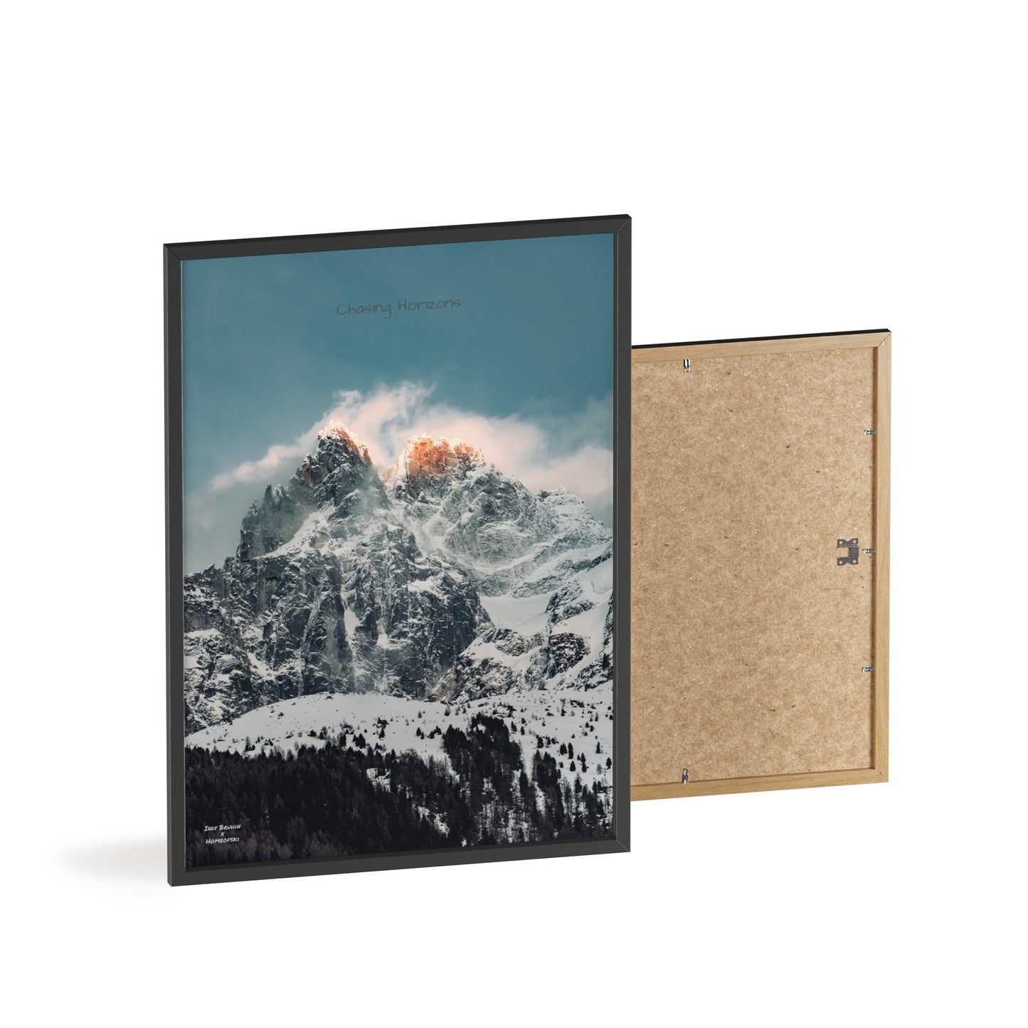 Alps Indy Bruhin Poster - FRAMED