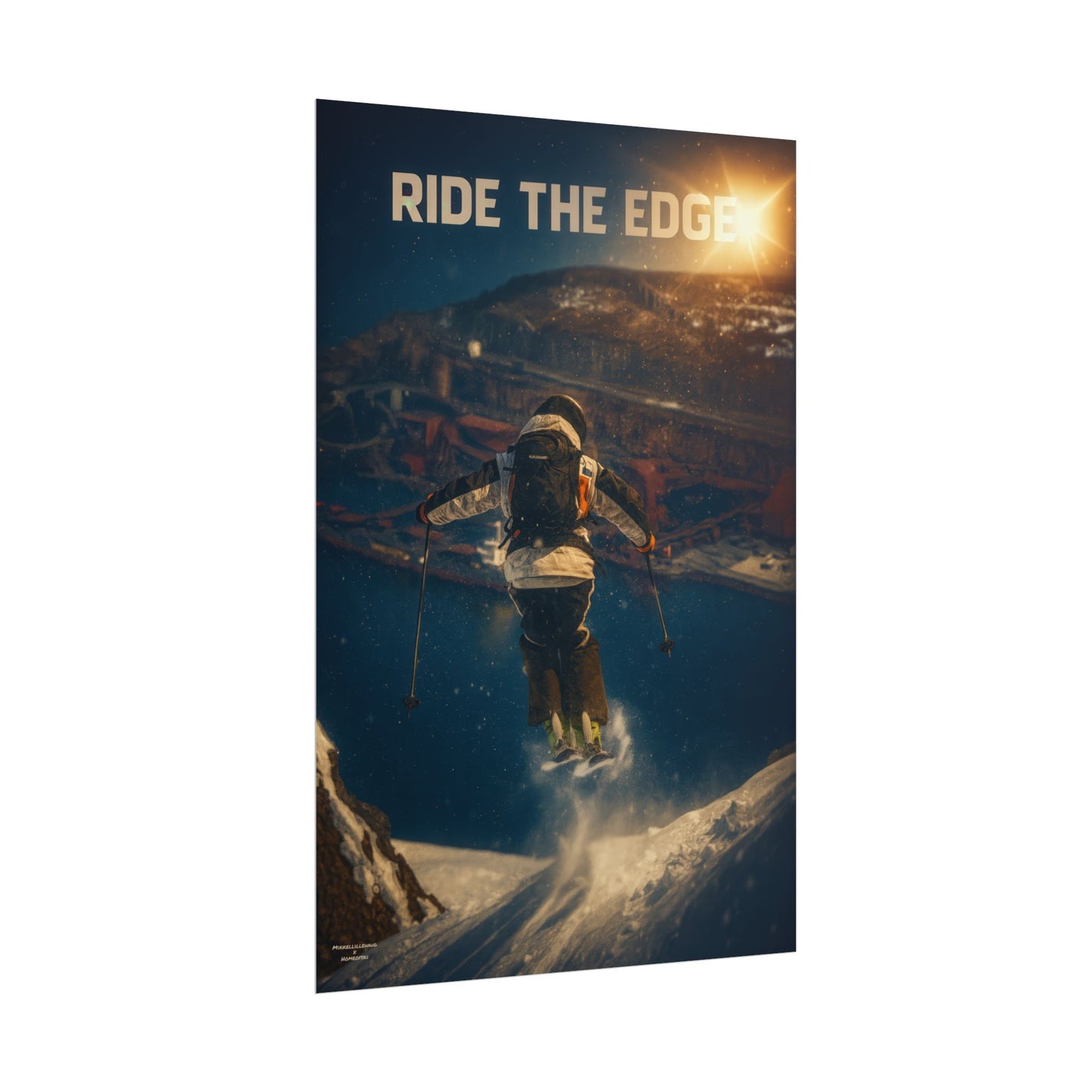 Ride The Edge x Heaven Mikkellillehaug Poster