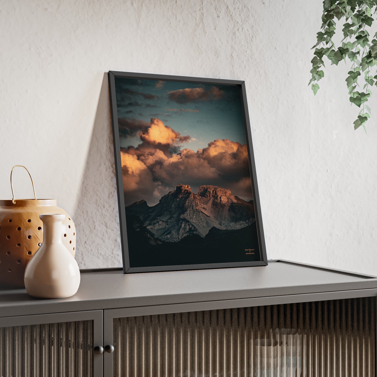 Chasing Horizons Indy Bruhin Poster - FRAMED