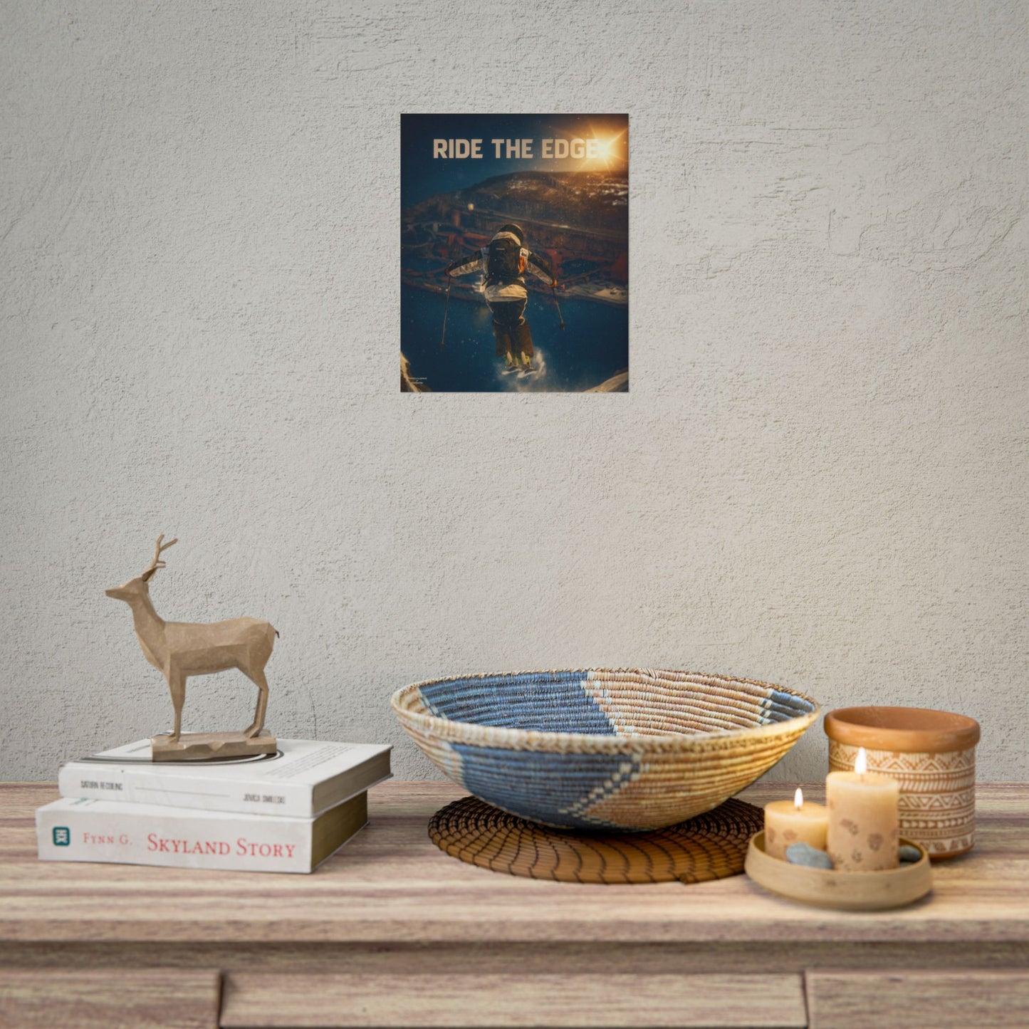 Ride The Edge x Heaven Mikkellillehaug Poster