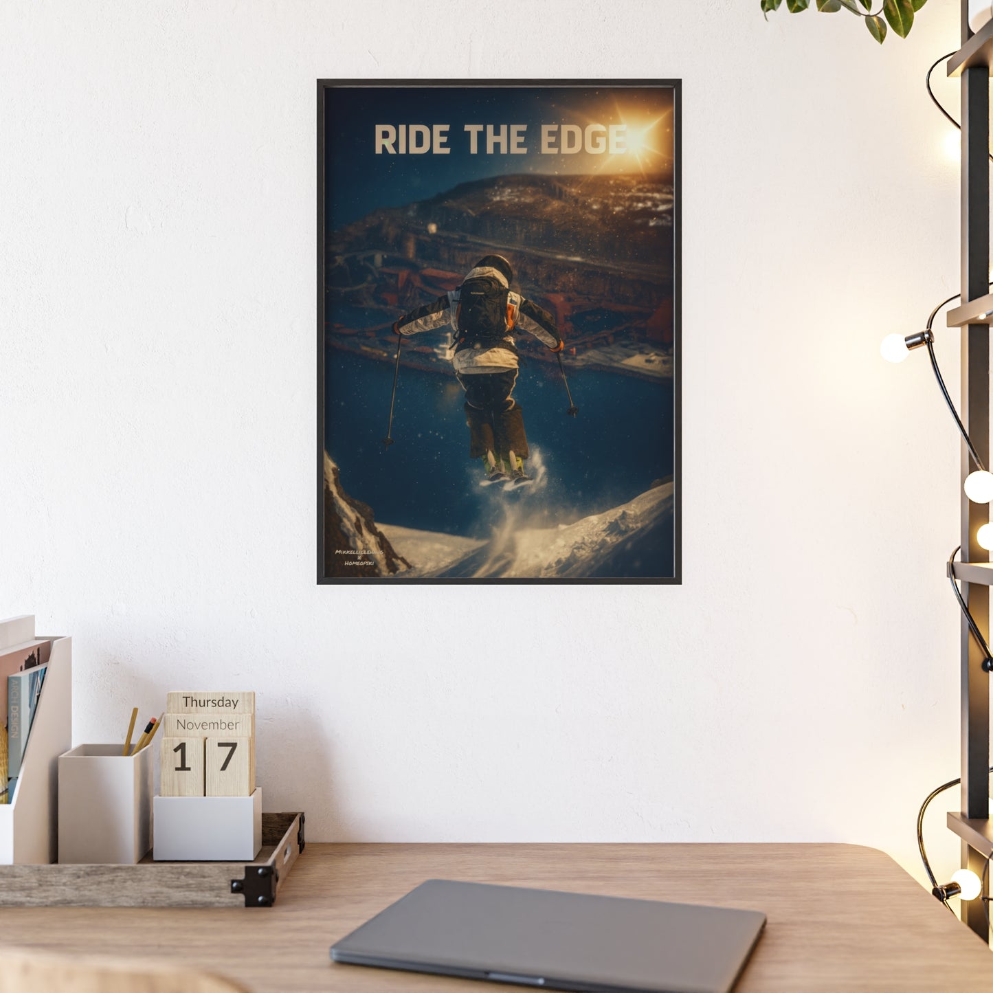 Ride The Edge x Heaven Mikkellillehaug Poster - FRAMED