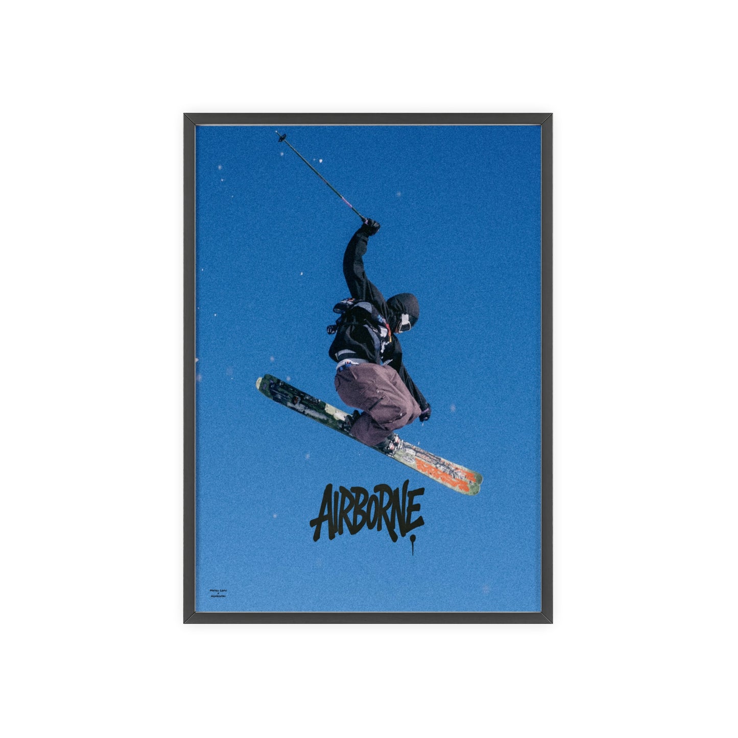 Airborne V2 Mateo Lepic Poster - FRAMED